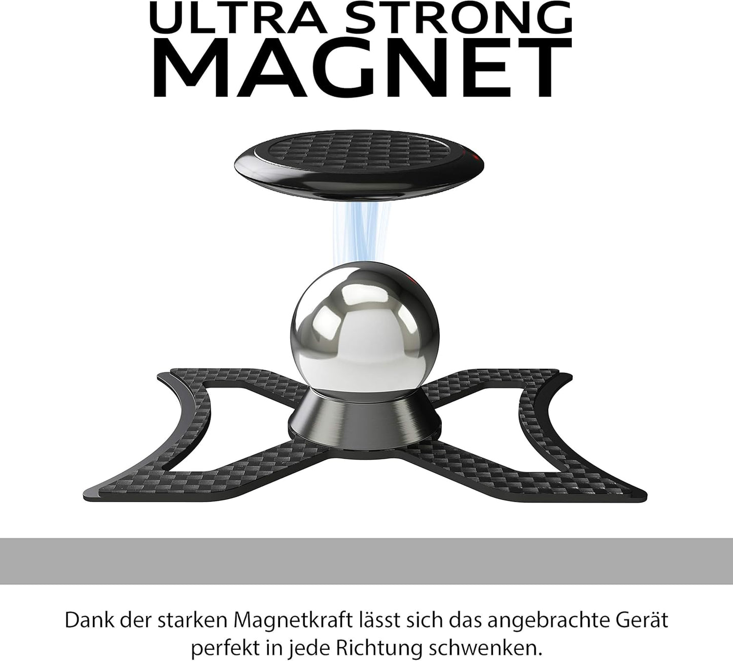 Magnetische Handyhalterung für Audi A3/S3/RS3, Audi A3/S3/RS3 Carbon