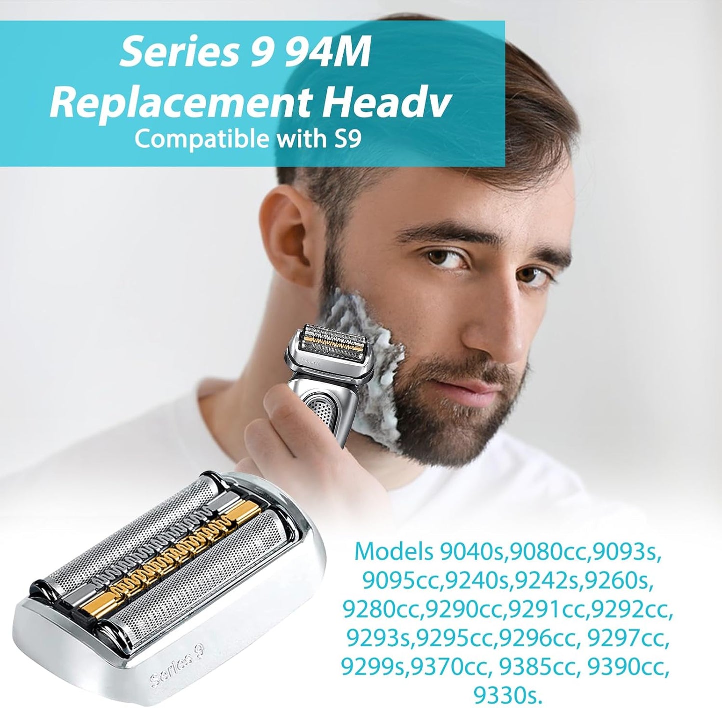Ersatzscherkopf für Braun Series 9 Pro Rasierer, 94m