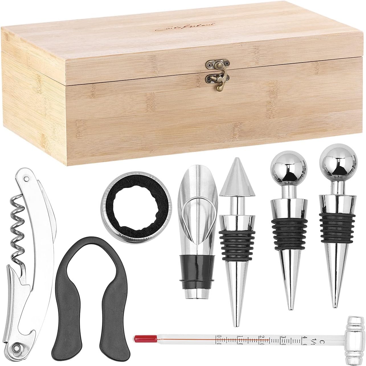 Sommelier-Set in Geschenkbox (9-teilig)