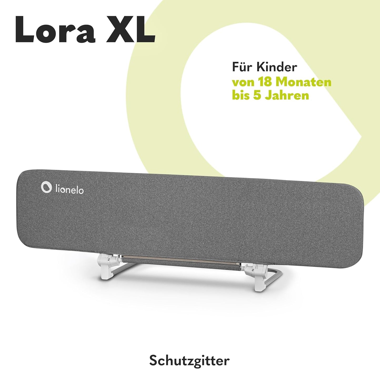 Lora XL Bettschutzgitter, X-Large ; Grau