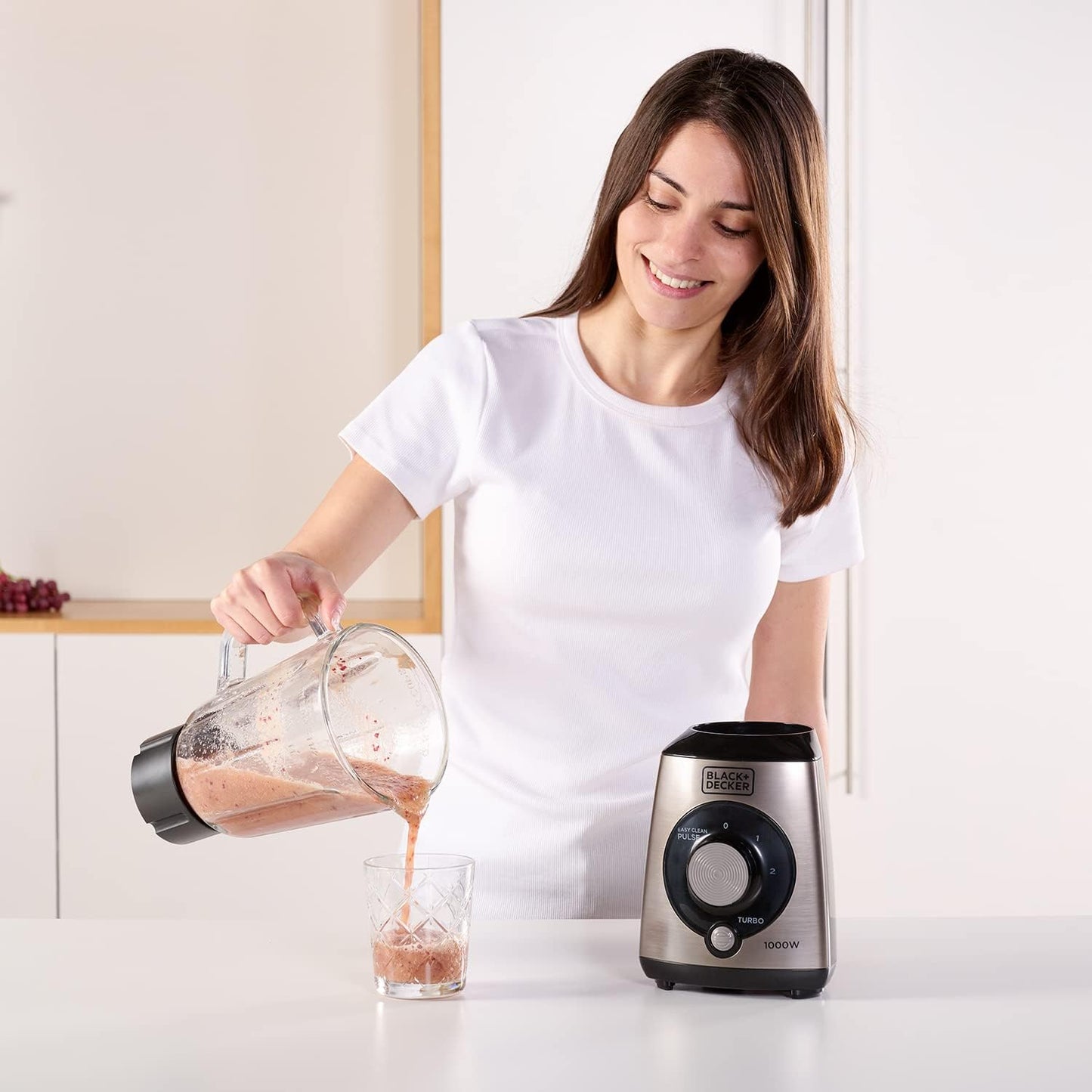 Standmixer mit Pulsfunktion, 1,5L Kunststoffgefäss, 1,5L | 1000W