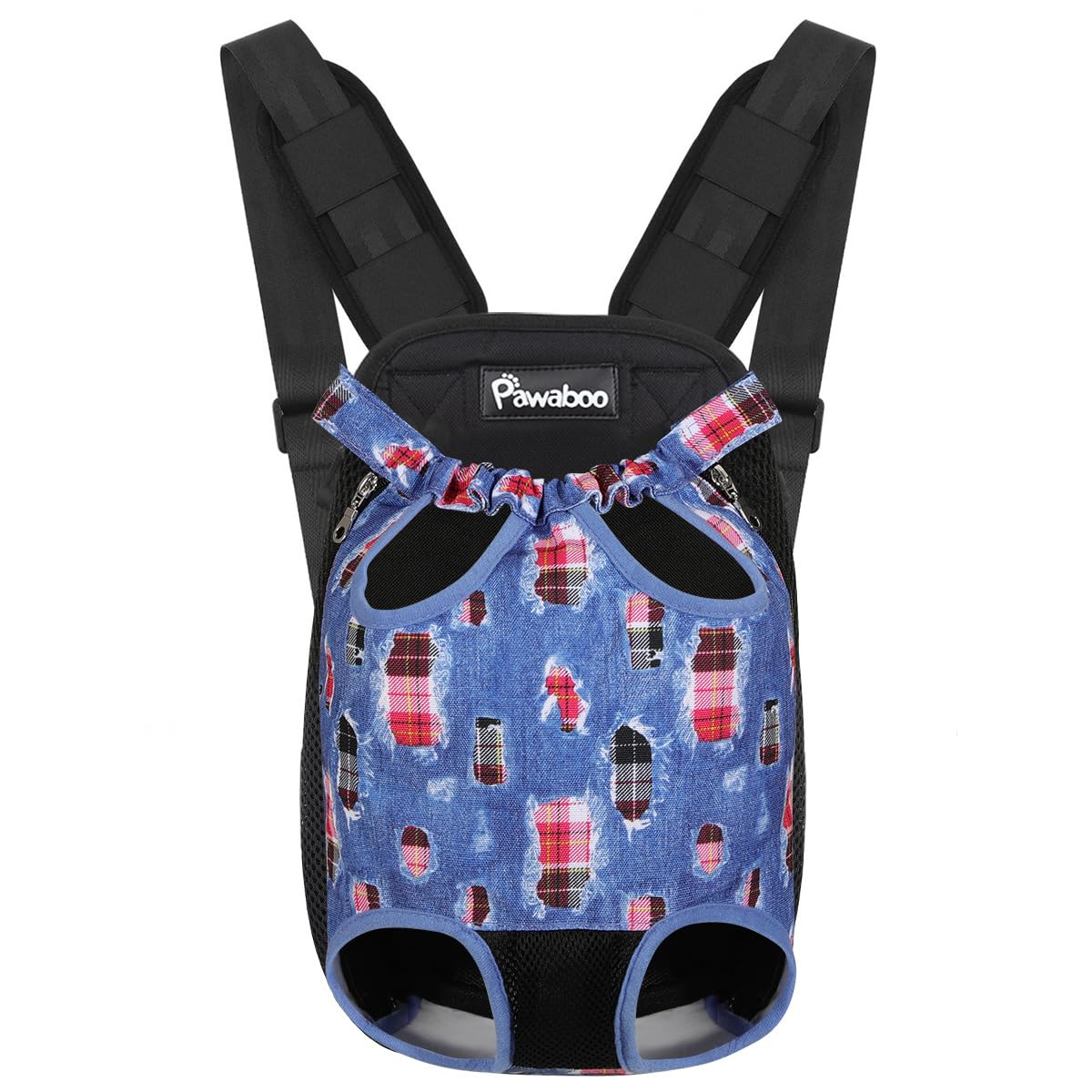 Haustier Rucksack, Denim Blau S