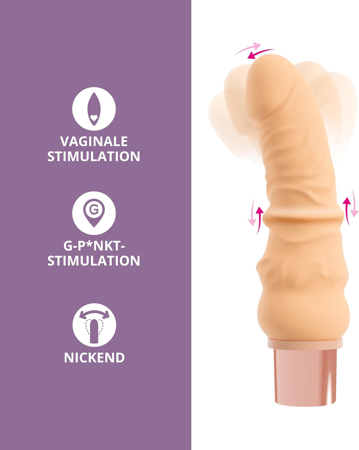 Selon Naturvibrator mit 10 Massage-Modi