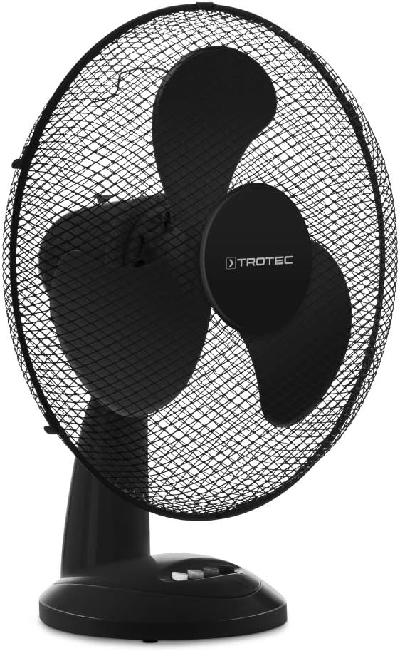 TVE 18 Tischventilator, Schwarz, 40 cm - 90°
