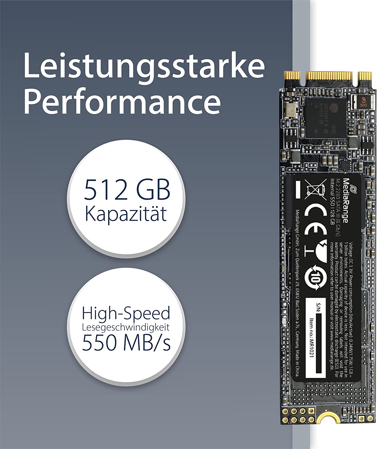 MR1023 512 GB, SSD, 512GB M.2