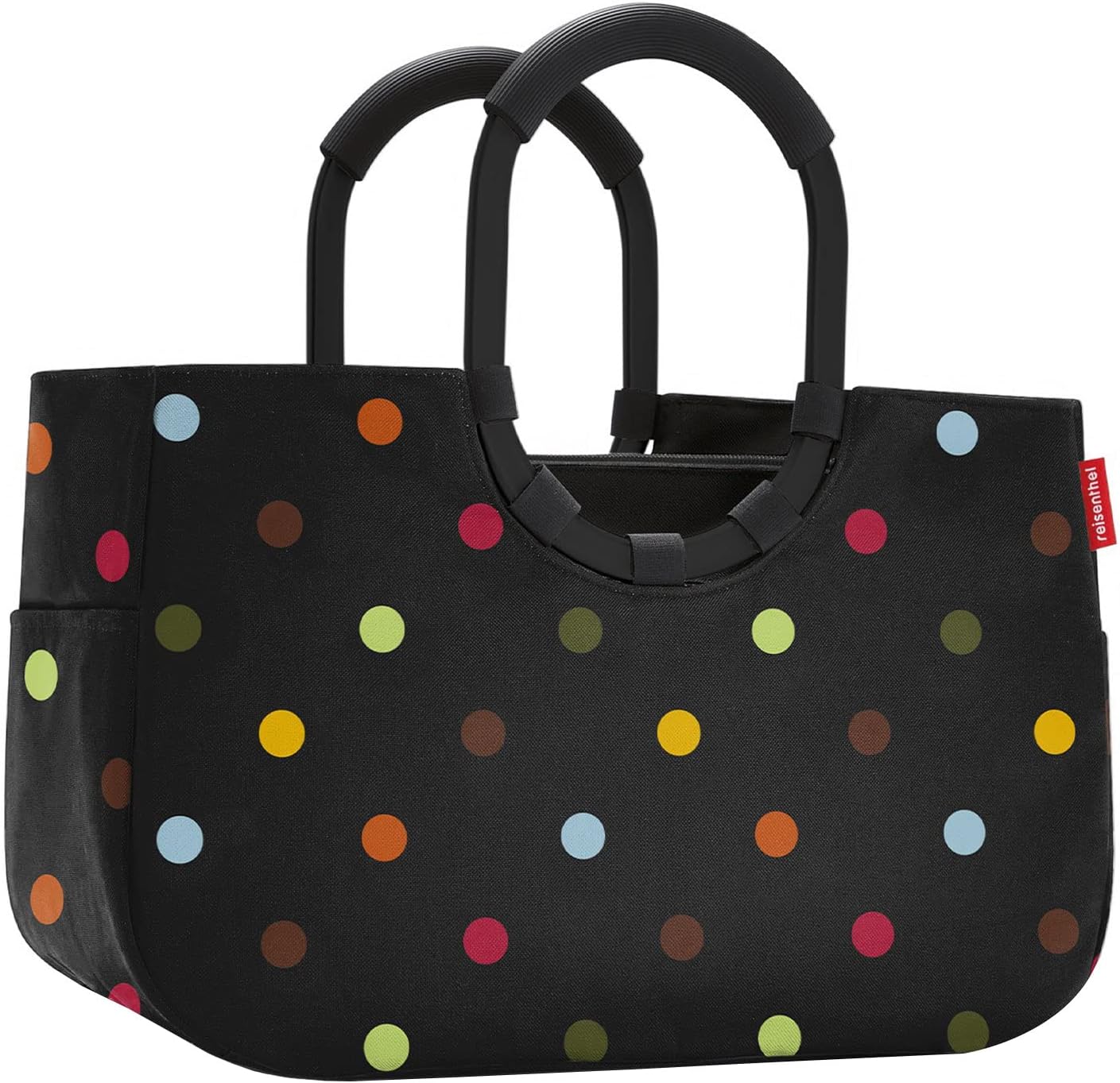 Stabile Einkaufstasche, M Frame Dots