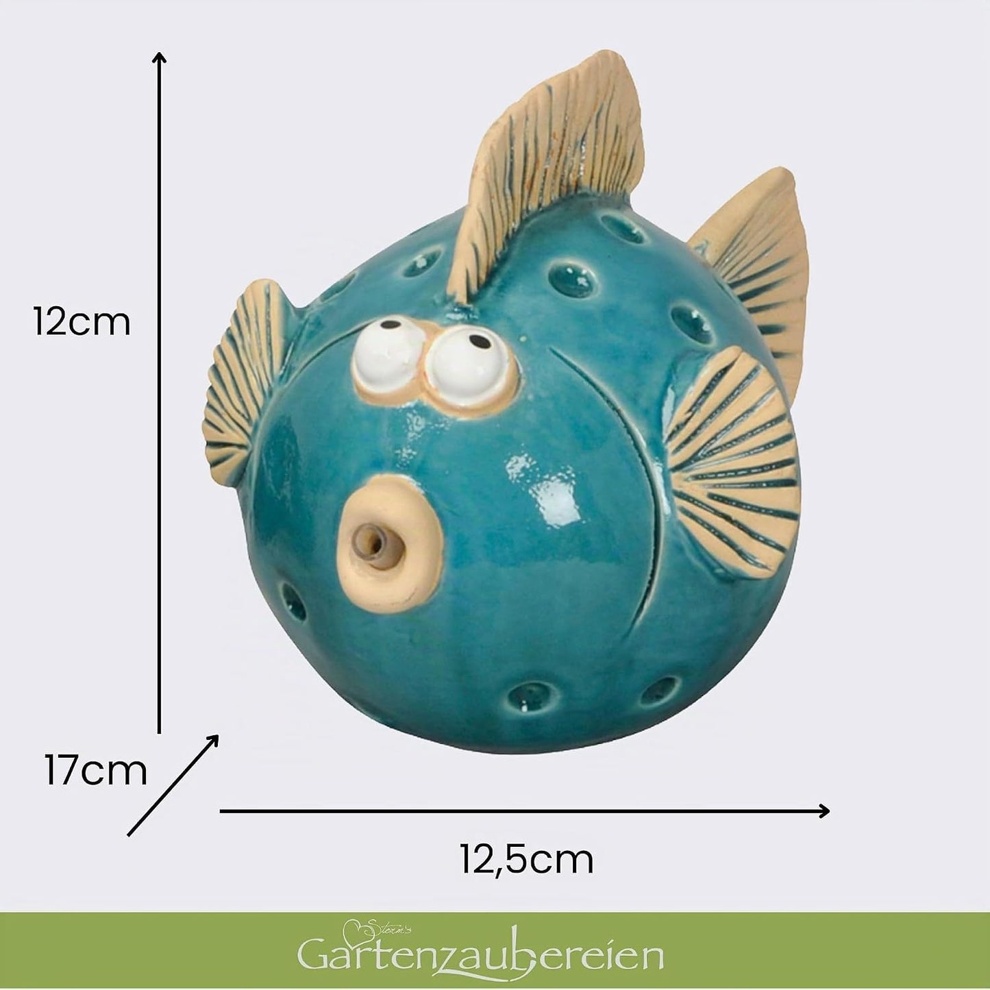 Fisch-Wasserspeier mit Pumpe