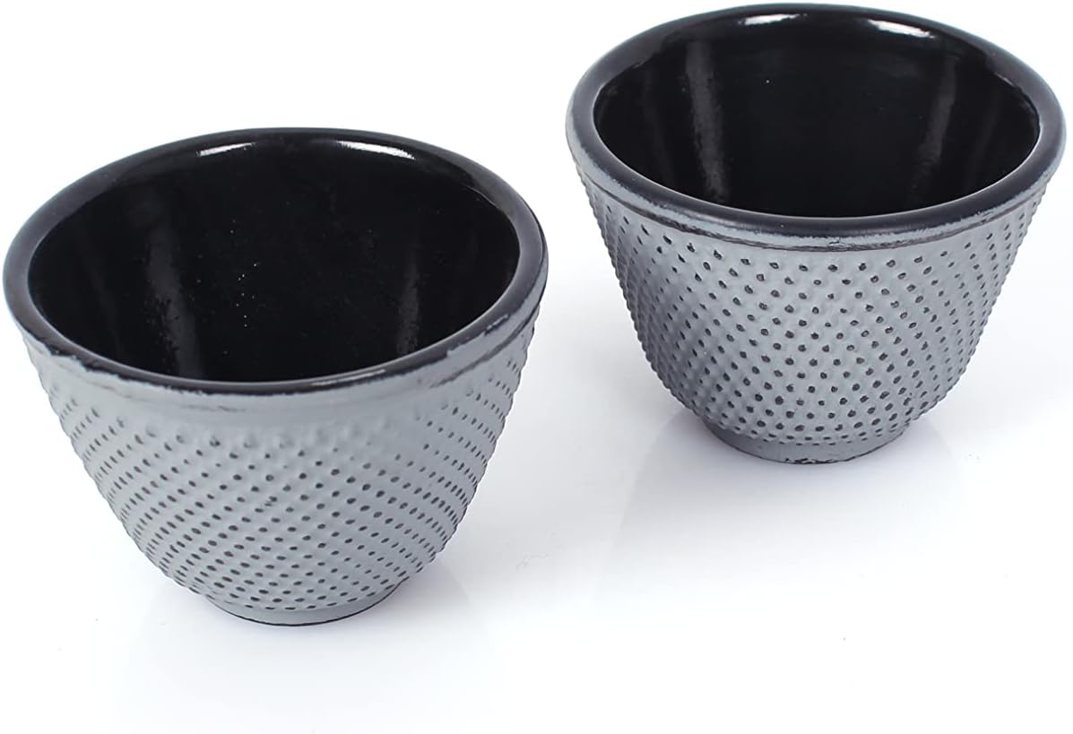 Teeservice mit Tasse, Sieb und Untersetzer, 1,1 L Grau