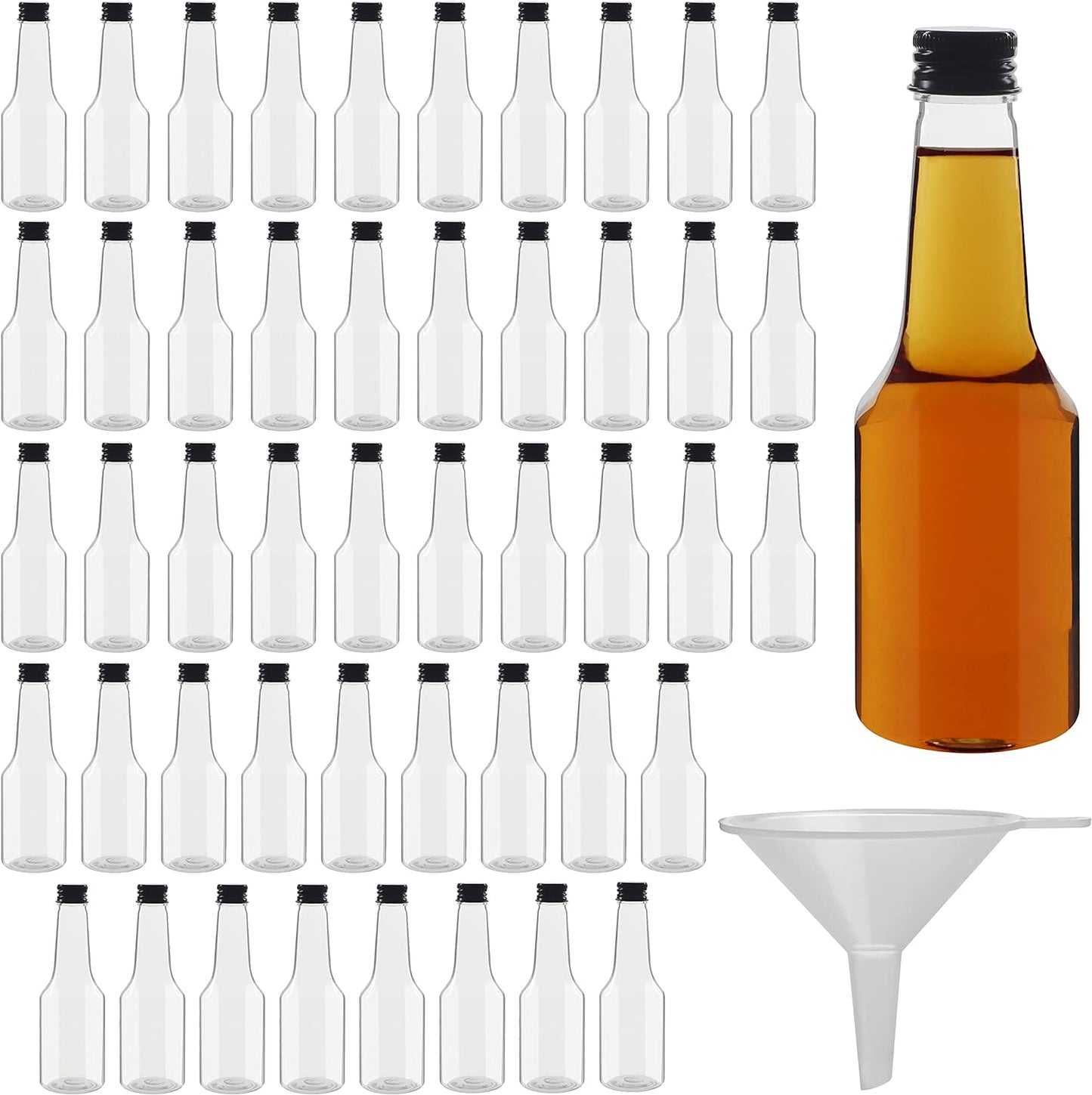 48er Set Schnapsflaschen zum Befüllen, 100ml - 48 Pack