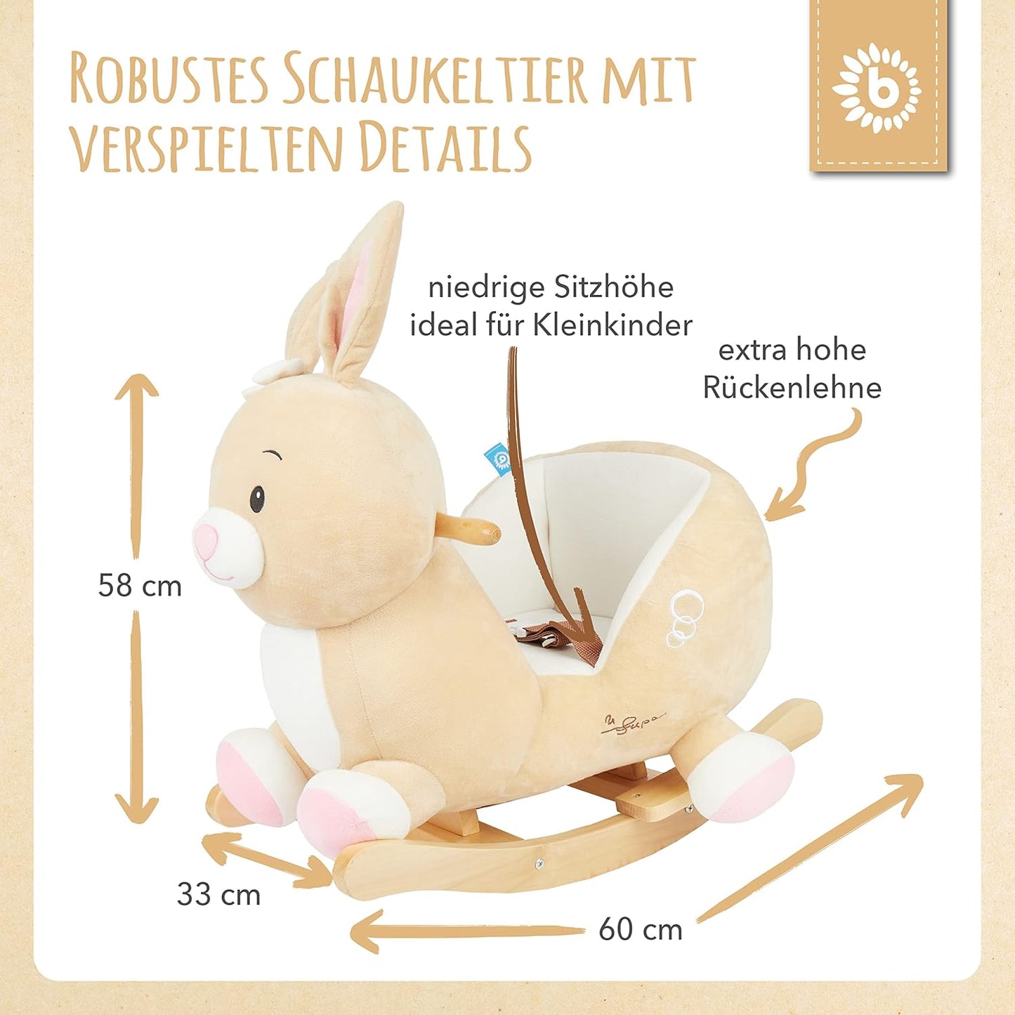 Schaukeltier Hase Hopsi, Hase Hopsi
