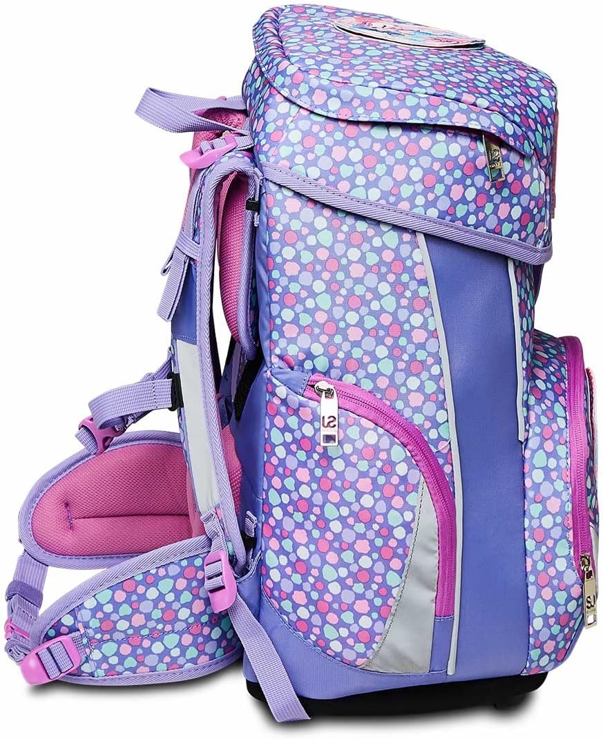 Ergonomisches Schulranzen-Set (4-teilig), Lila Einheitsgröße