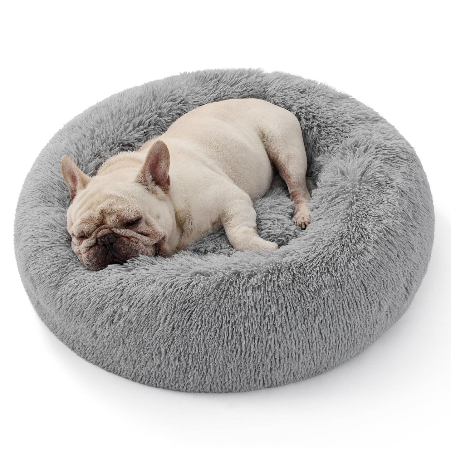 Waschbares Hundebett, Hellgrau L 70 x B 70 x H 15 cm