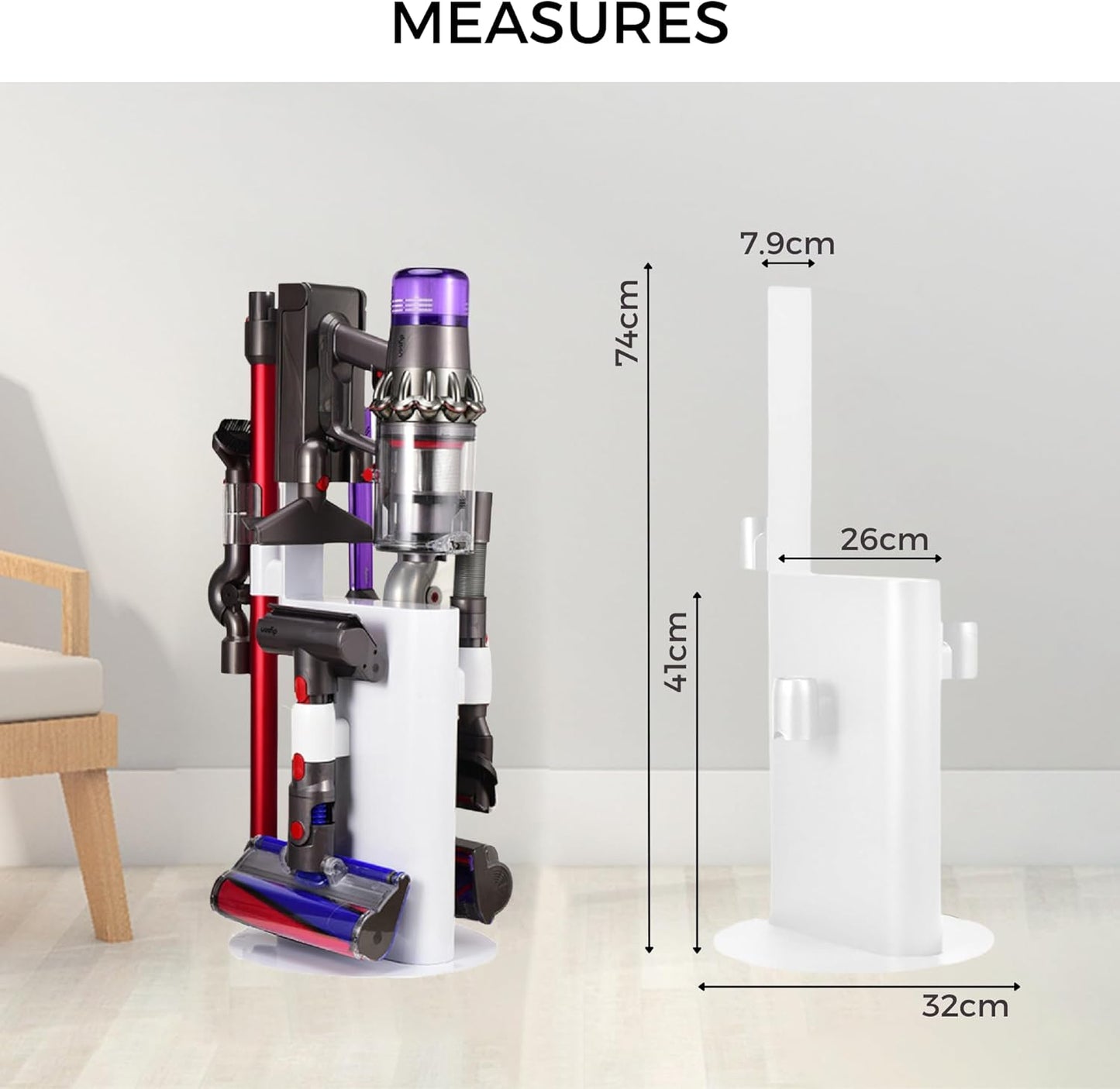 Staubsaugerhalterung für Dyson V6-V15, DC30-DC74, S4799