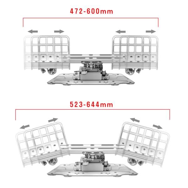 Flugsimulator Pedale 3 Achsen