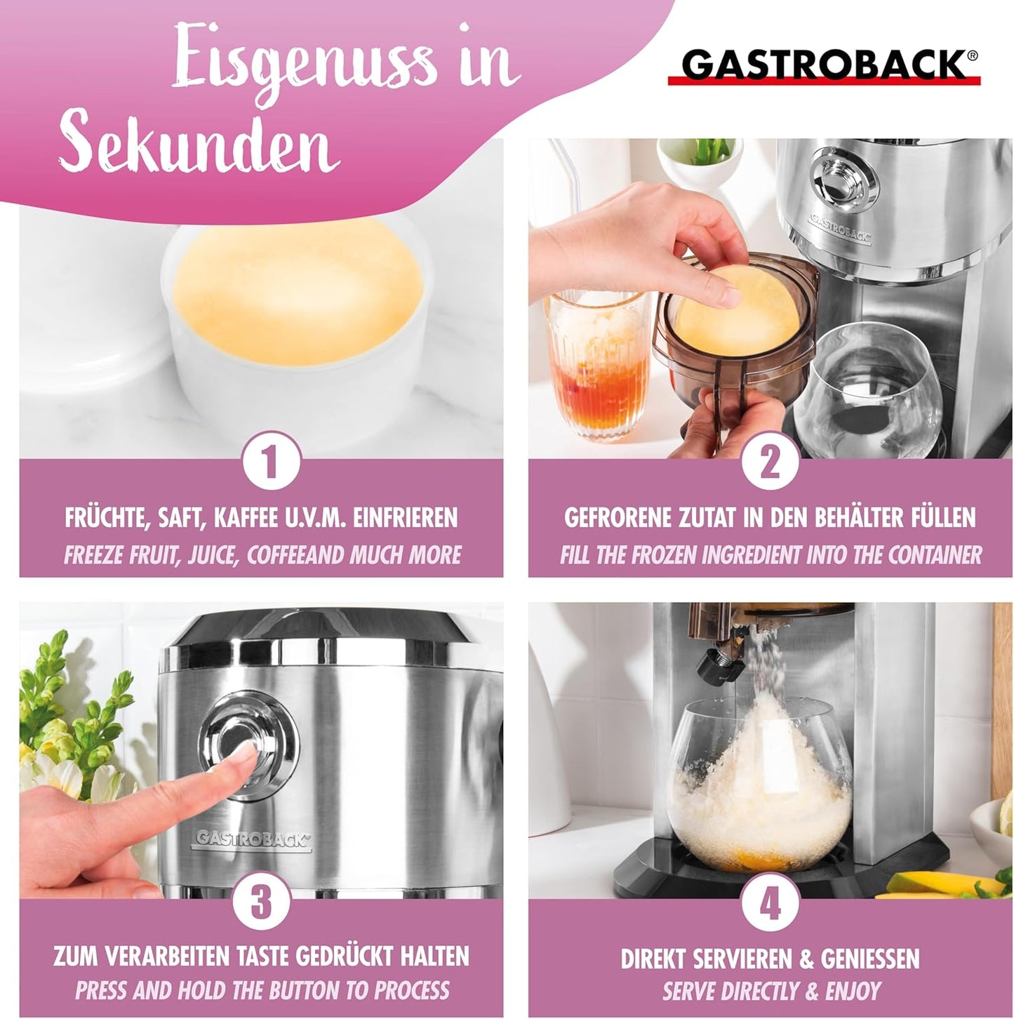 Eiszerkleinerer Slush Maschine