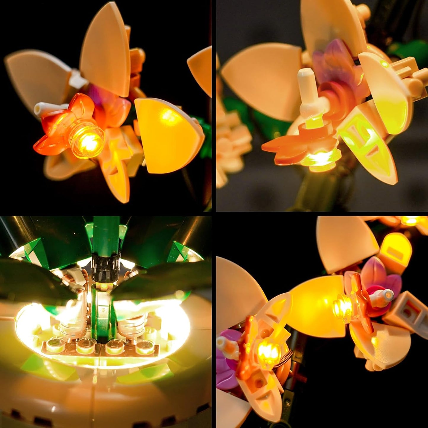 LED Licht Set für LEGO Mini-Orchidee (10343), 10343 Mini Orchid