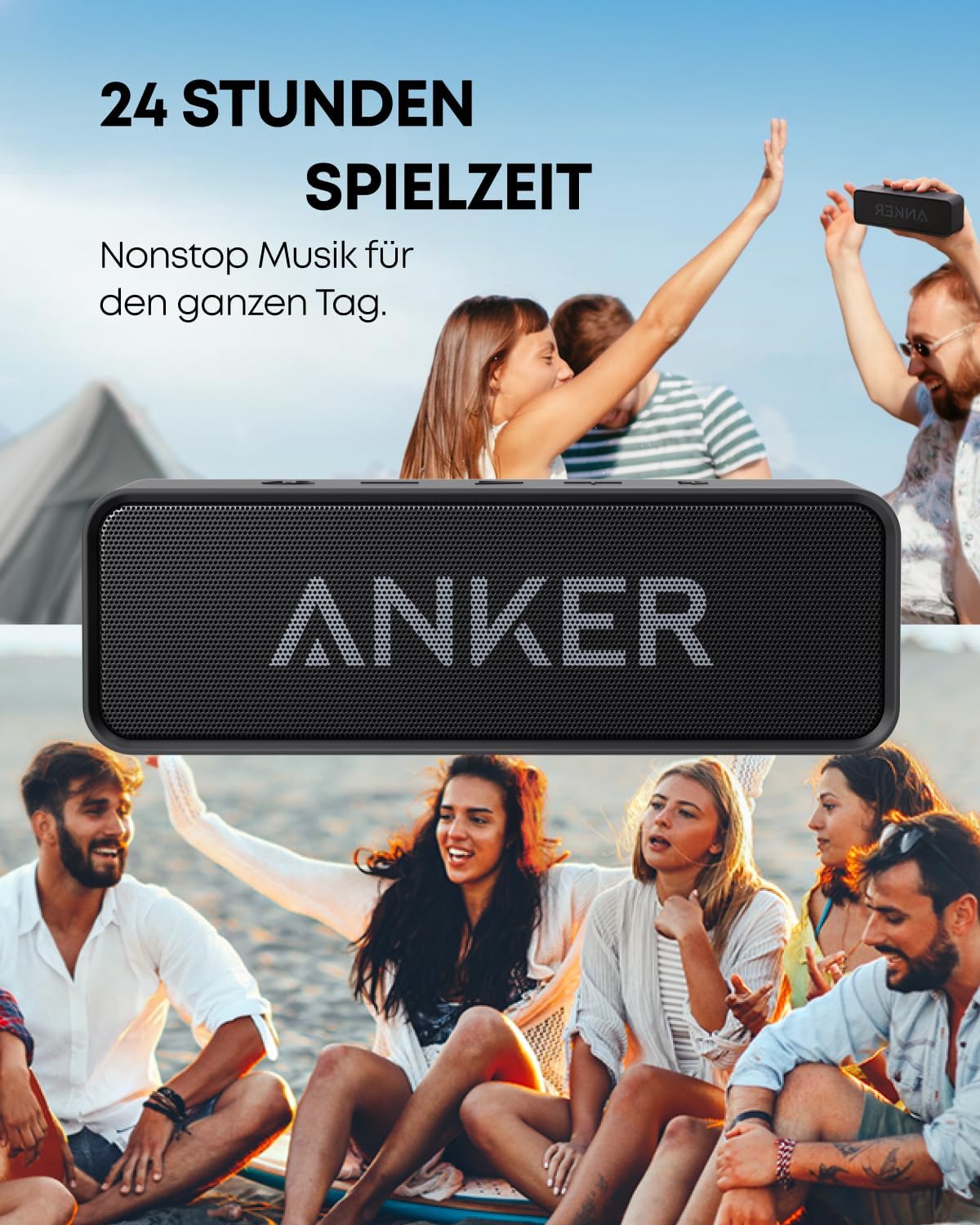 SoundCore - Kompakter Bluetooth Lautsprecher