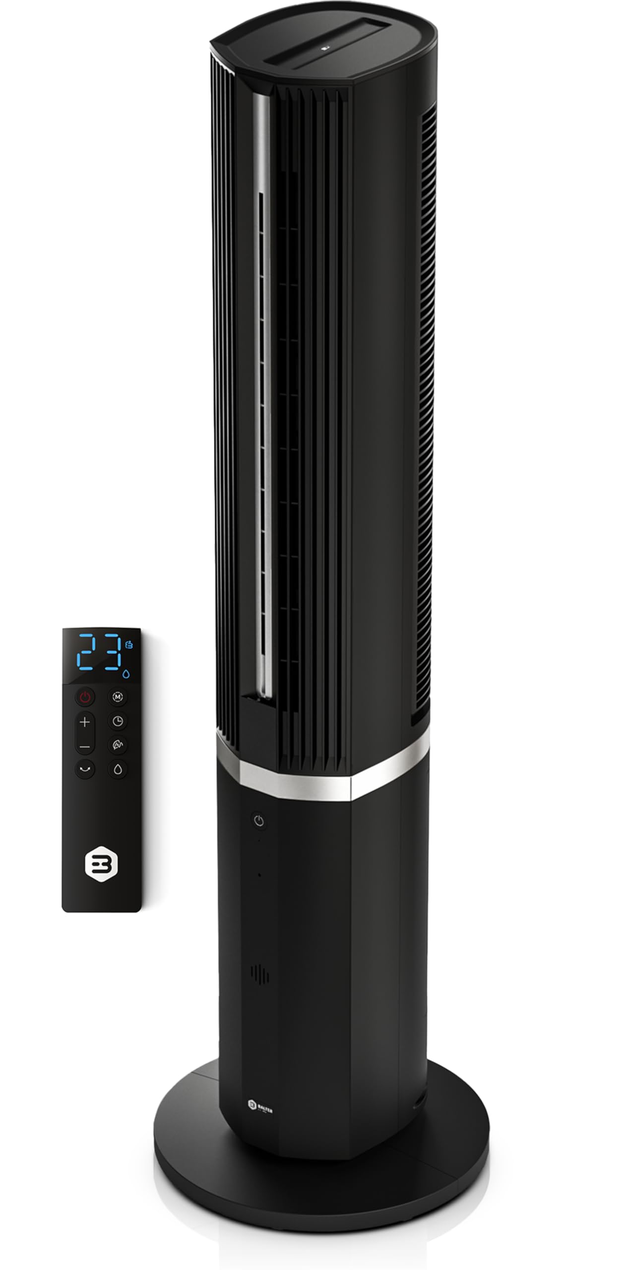 5-in-1 Turmventilator mit Wasserkühlung, VT-11-BL, Premium Black 5 Liter