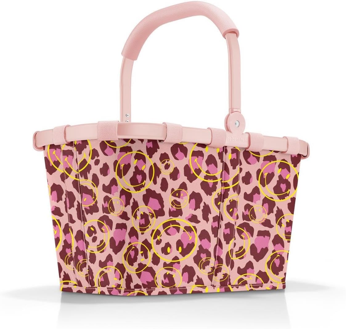 Carrybag Smiley Einkaufskorb mit Innentasche, wasserabweisend, Smiley Leo Blush Single