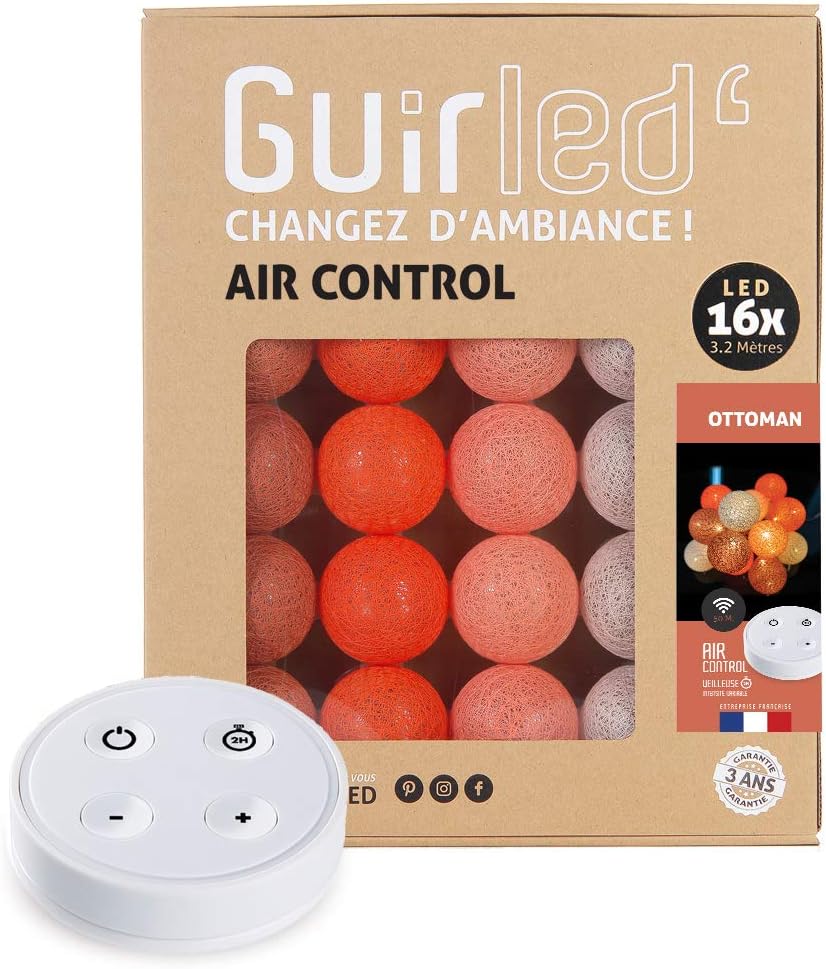 LED Baumwollkugeln, Orange 1.6 m