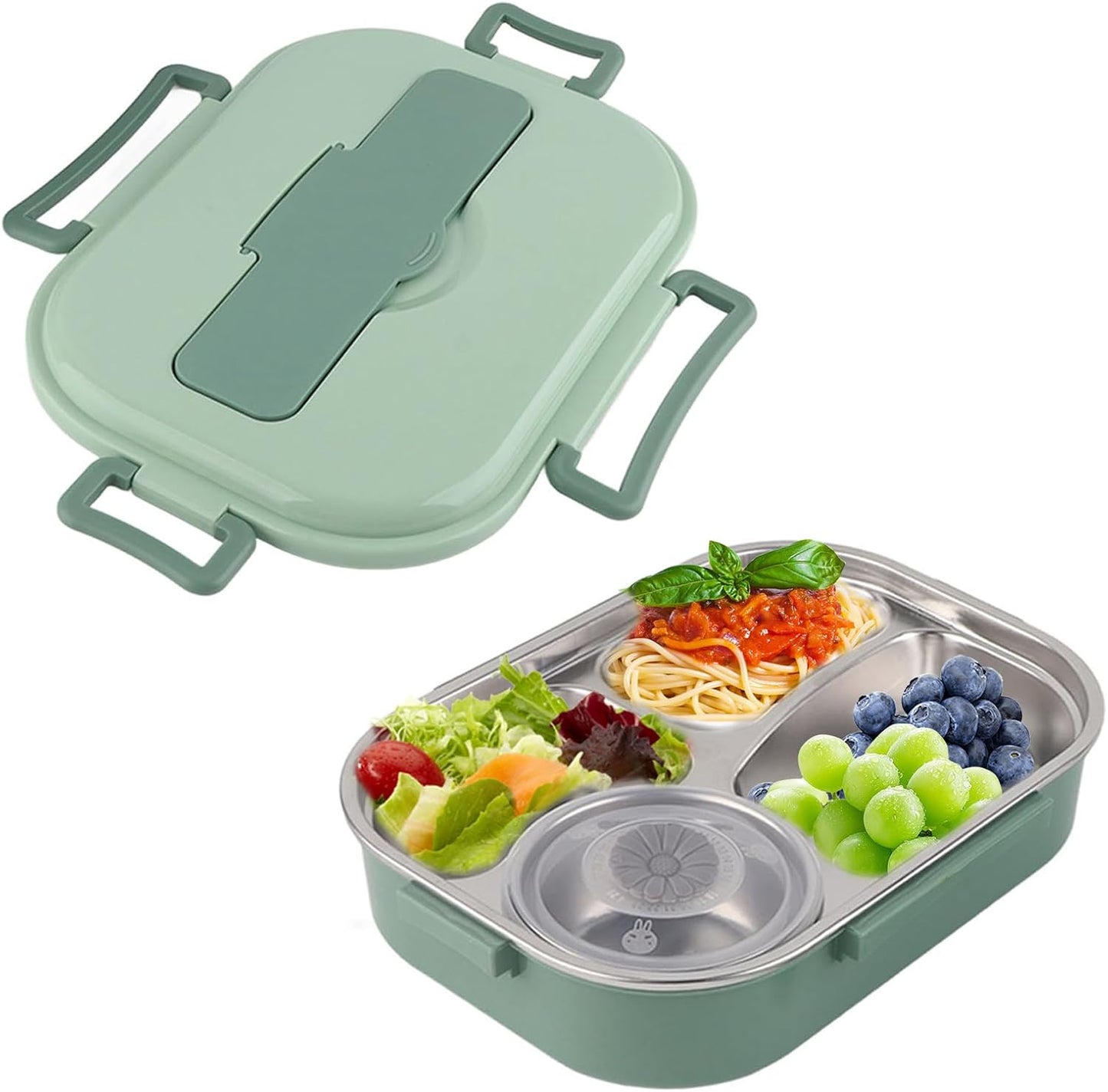 Bento-Lunchbox, 1500ml Grün