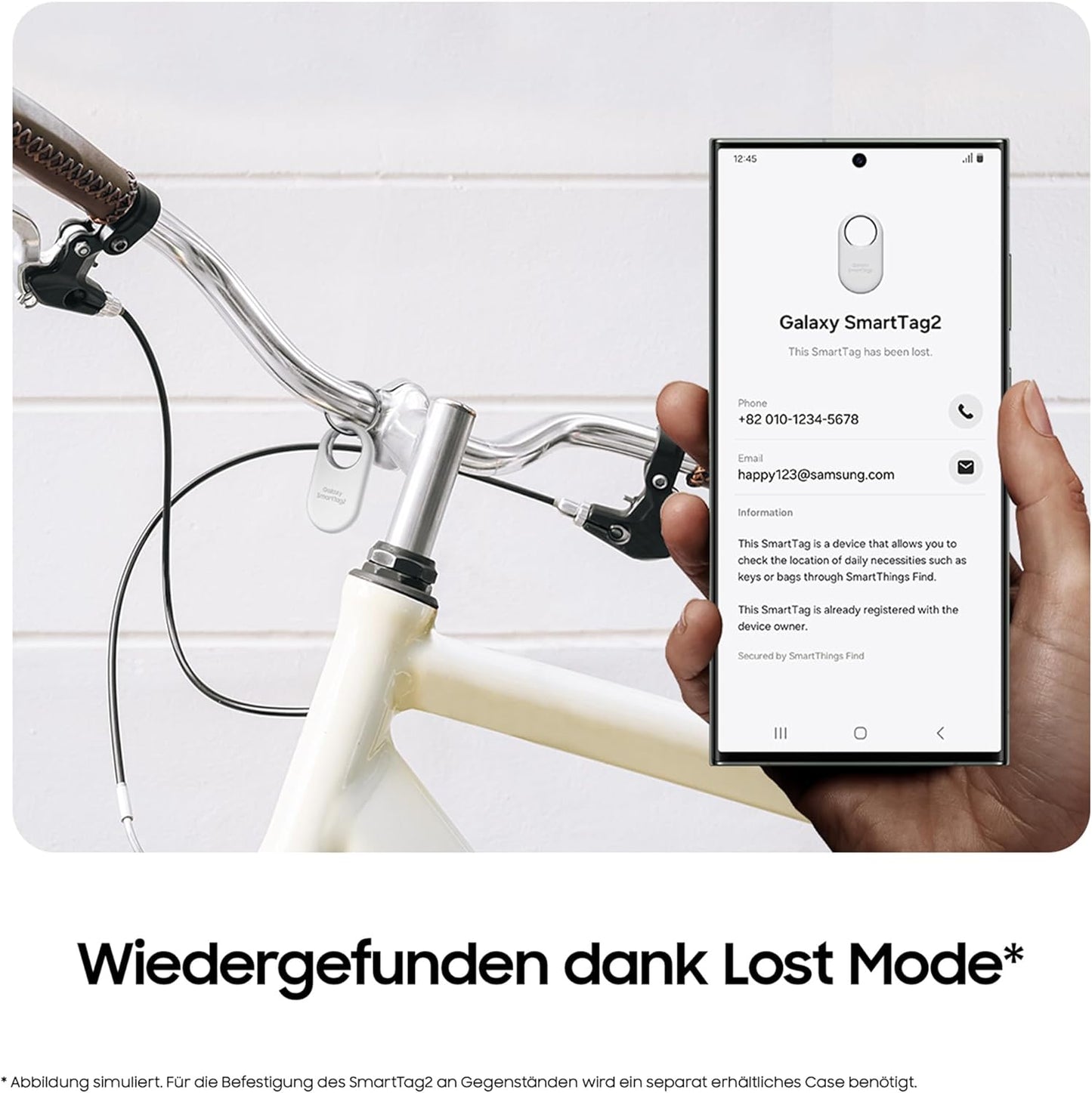 Galaxy SmartTag2 - Bluetooth-Tracker, Black 1 Stück