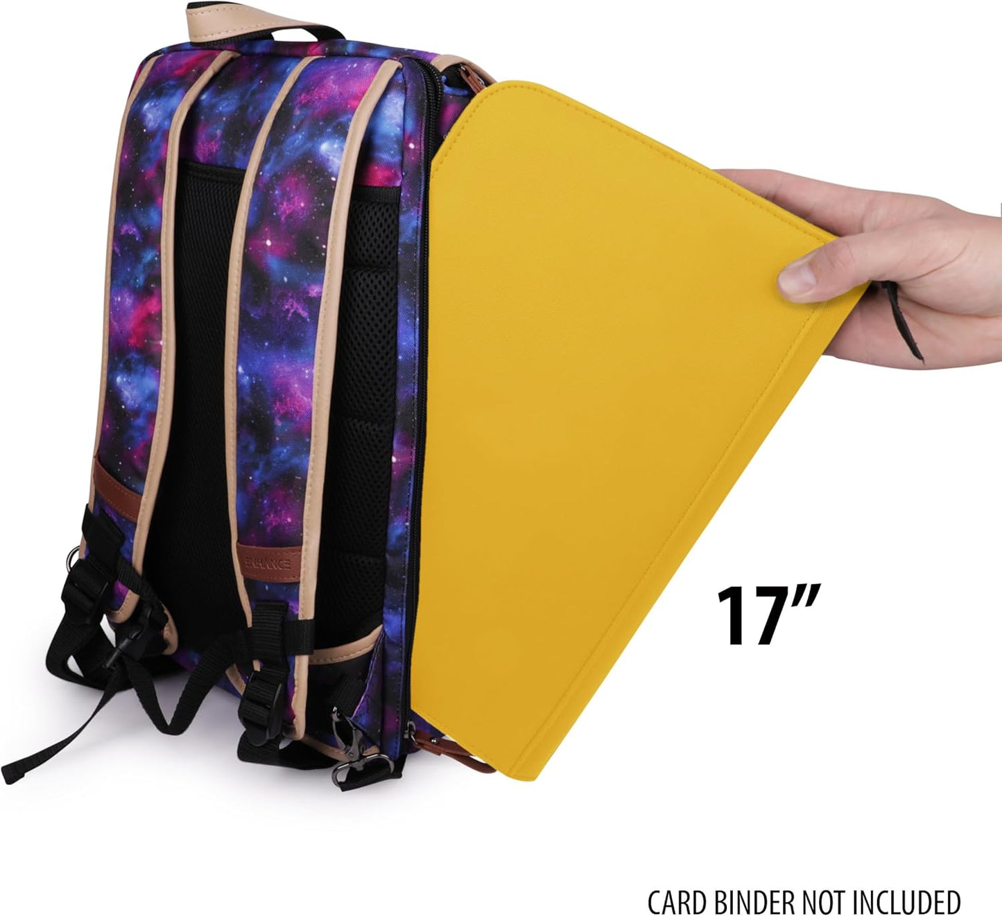 Sammelkarten-Aufbewahrungsbox-Rucksack, Einheitsgrösse Galaxis