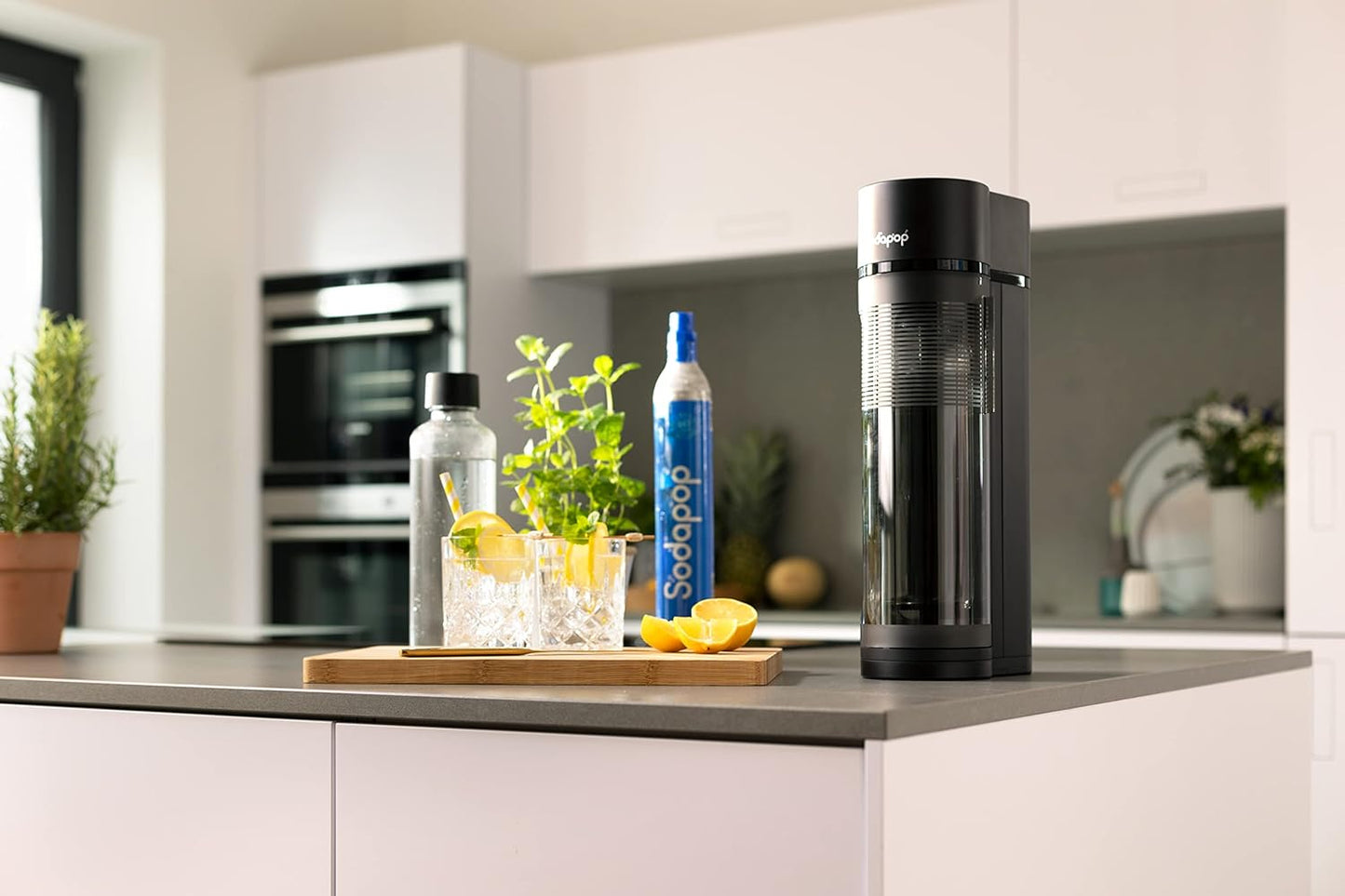Logan Wassersprudler Starterset mit Glas- und PET-Flaschen, Logan + 2x Glasflaschen + 1x PET Flaschen