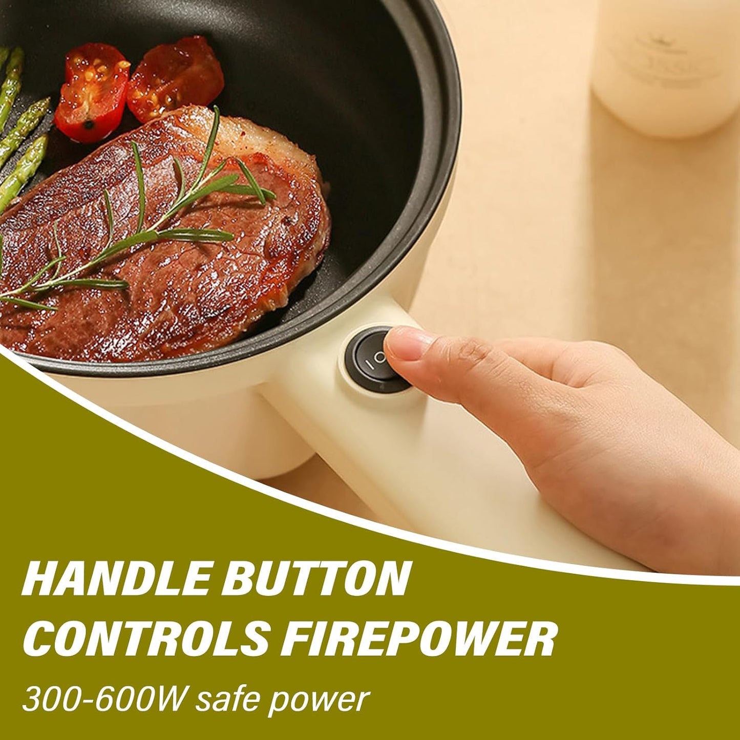 Elektrischer Hot Pot Multikocher mit Dampfgarer