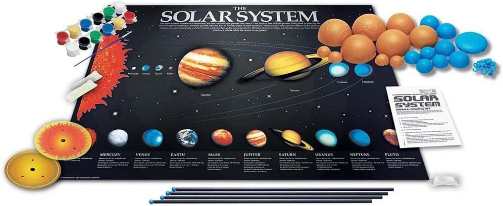 Leuchtendes Sonnensystem Mobile-Bastelset für Kinder