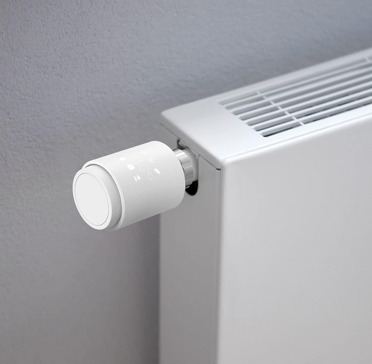 Heizkörper-Thermostate, Bluetooth & App rund, 6er- Set