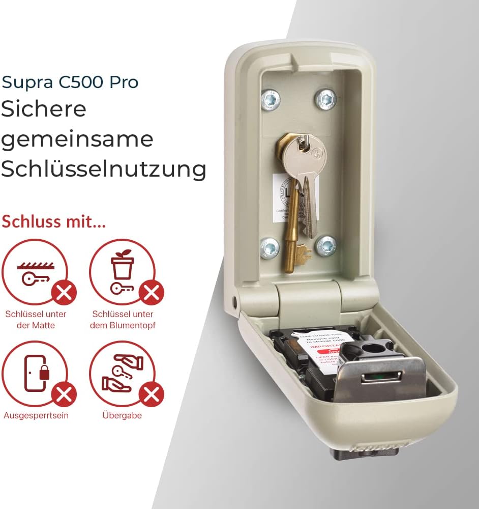 Tastenschlüsselsafe SUPRA C500 Pro