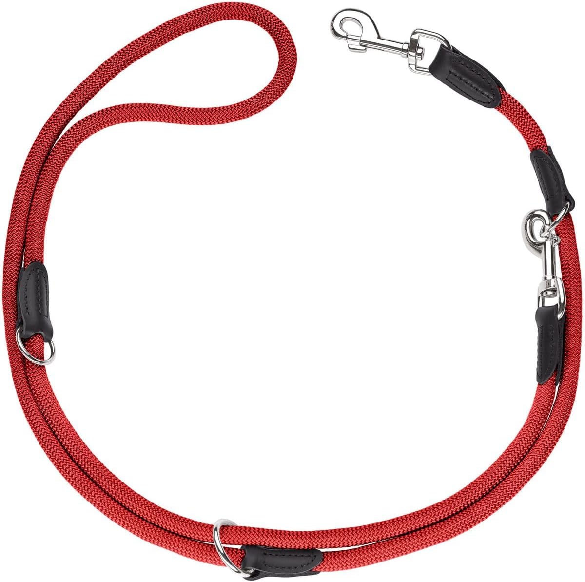 Freestyle - verstellbare Führleine für Hunde (200 cm), 0.8x200 cm (1er Pack), rot