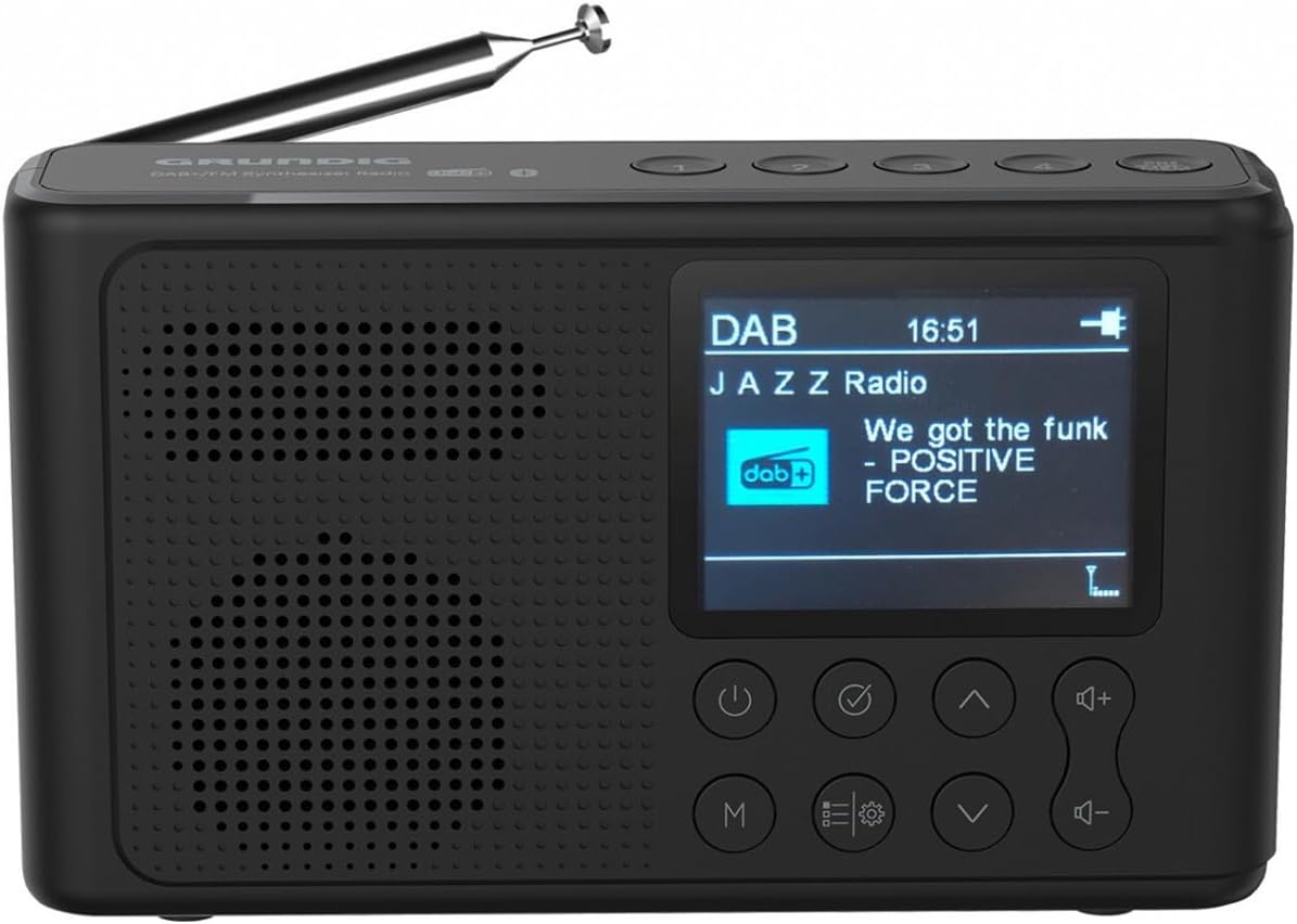 Bluetooth Radio MUSIC6500B, Music 6500 DAB+ DAB+ / Bluetooth Schwarz