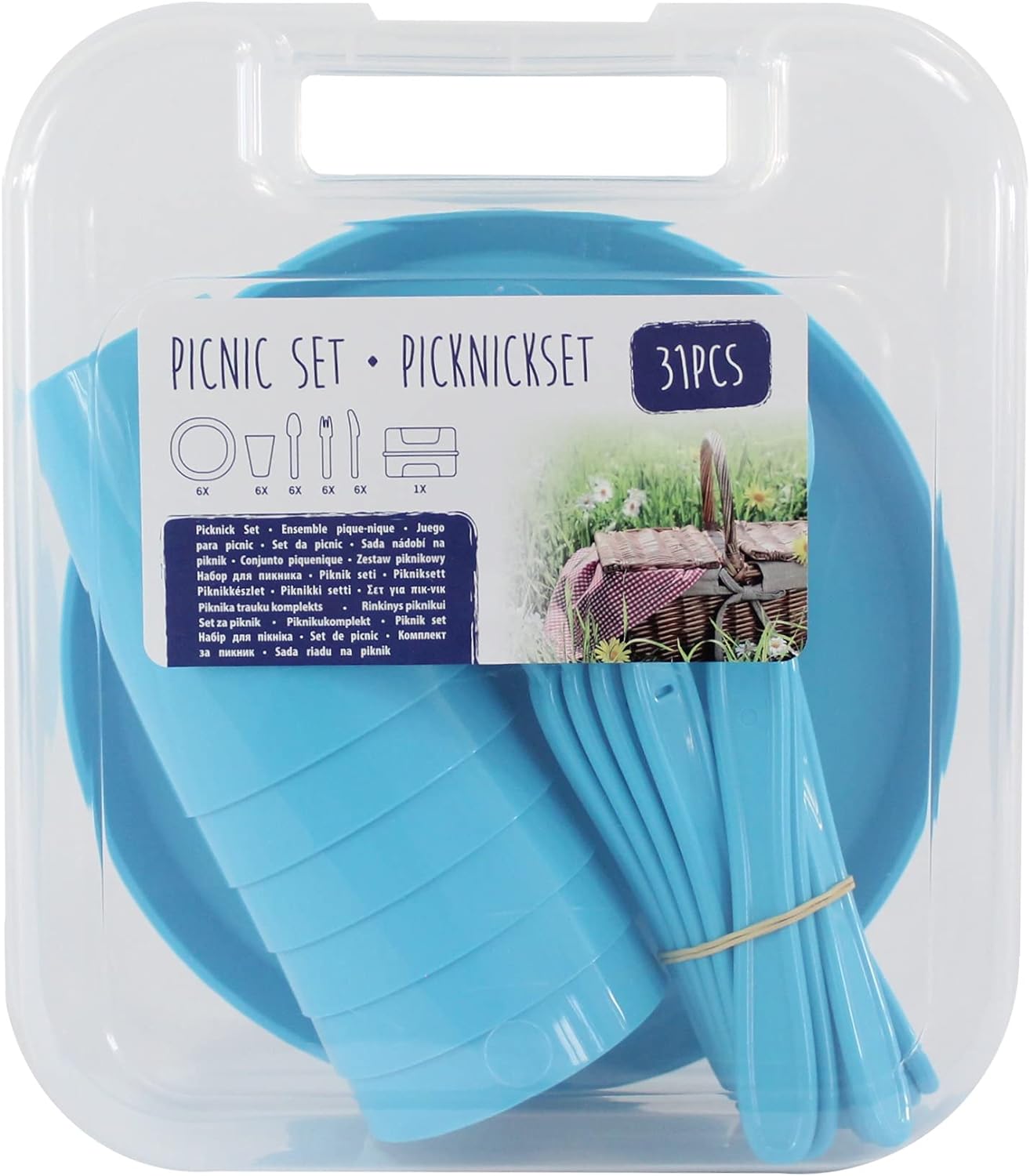 Picknick Set, Blau