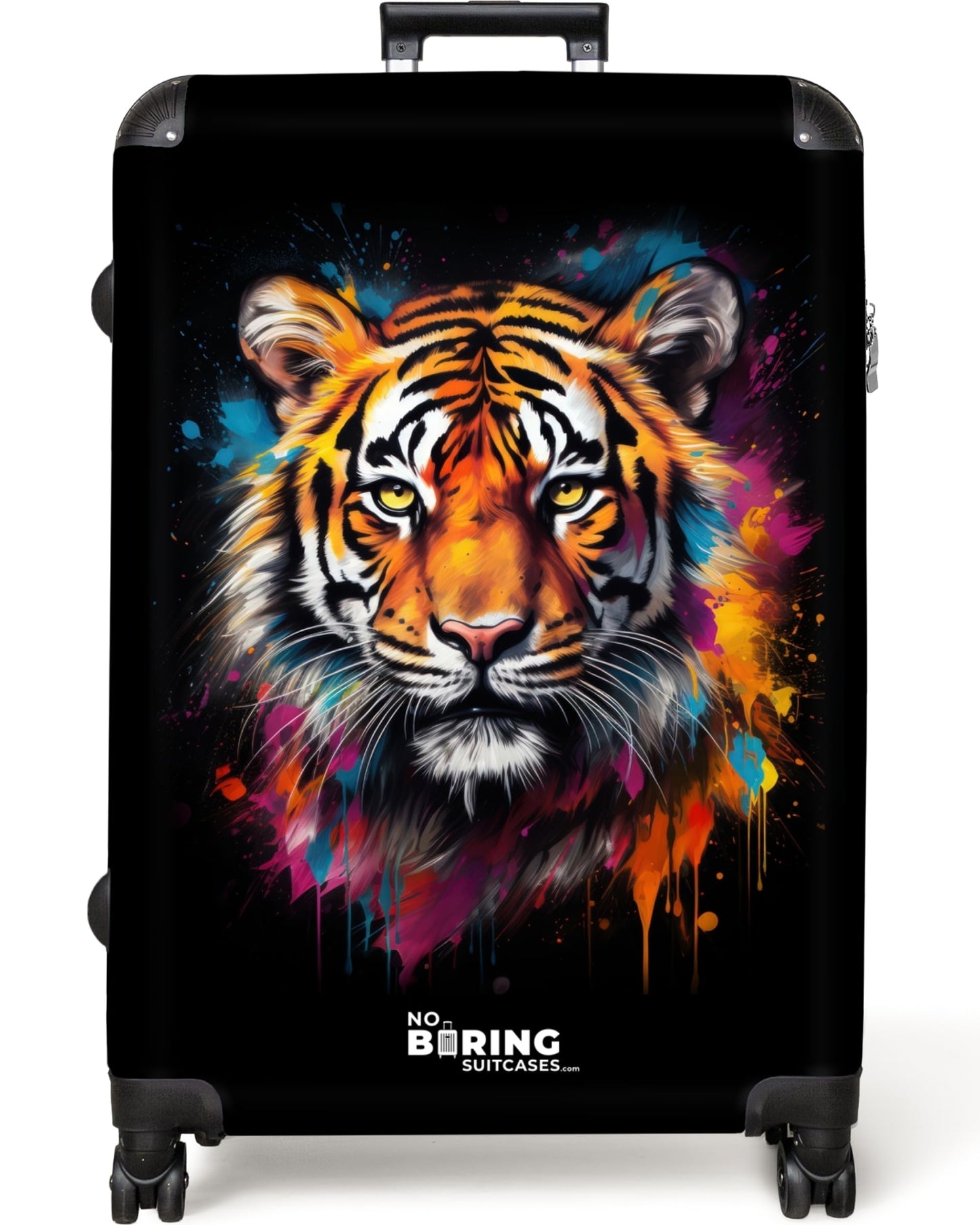 Hartschalenkoffer L, Tiger - Strassenkunst L