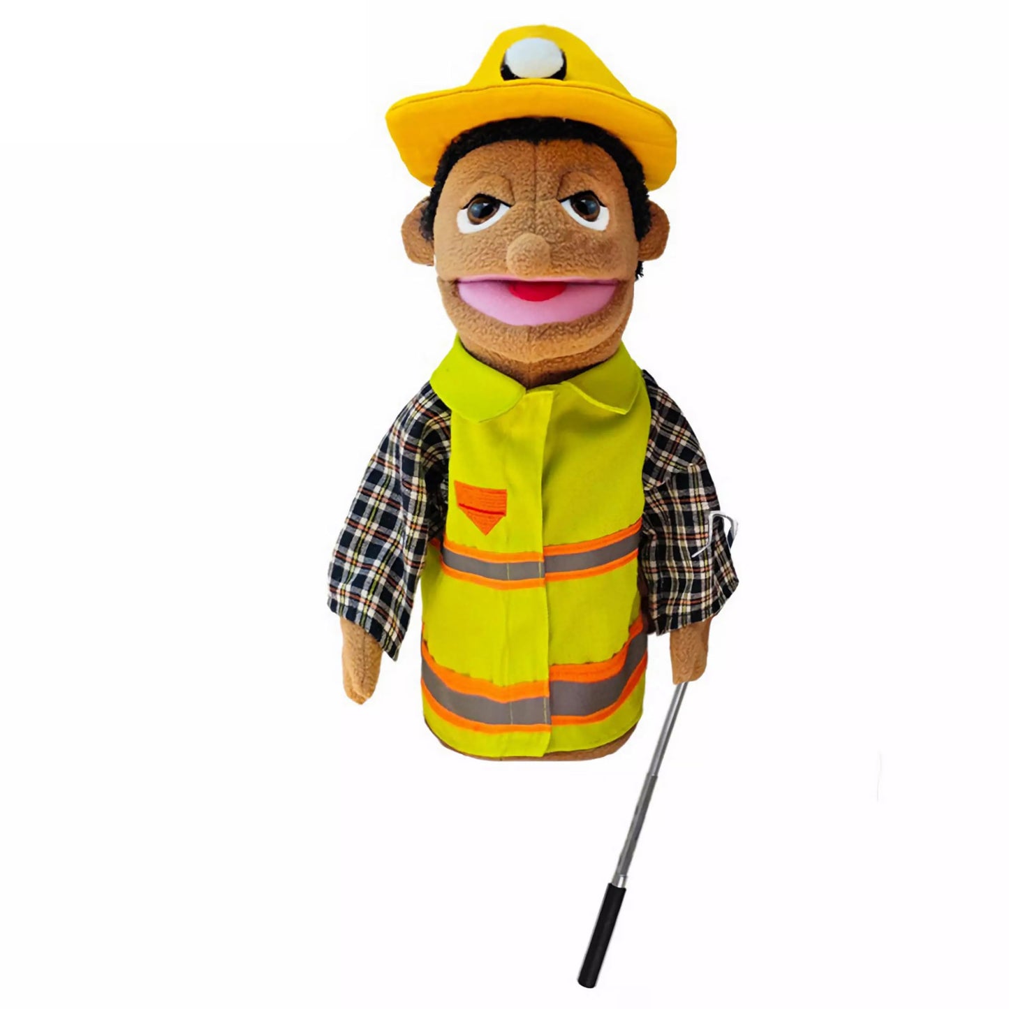Theater-Handpuppe mit beweglichem Mund, Arbeiter