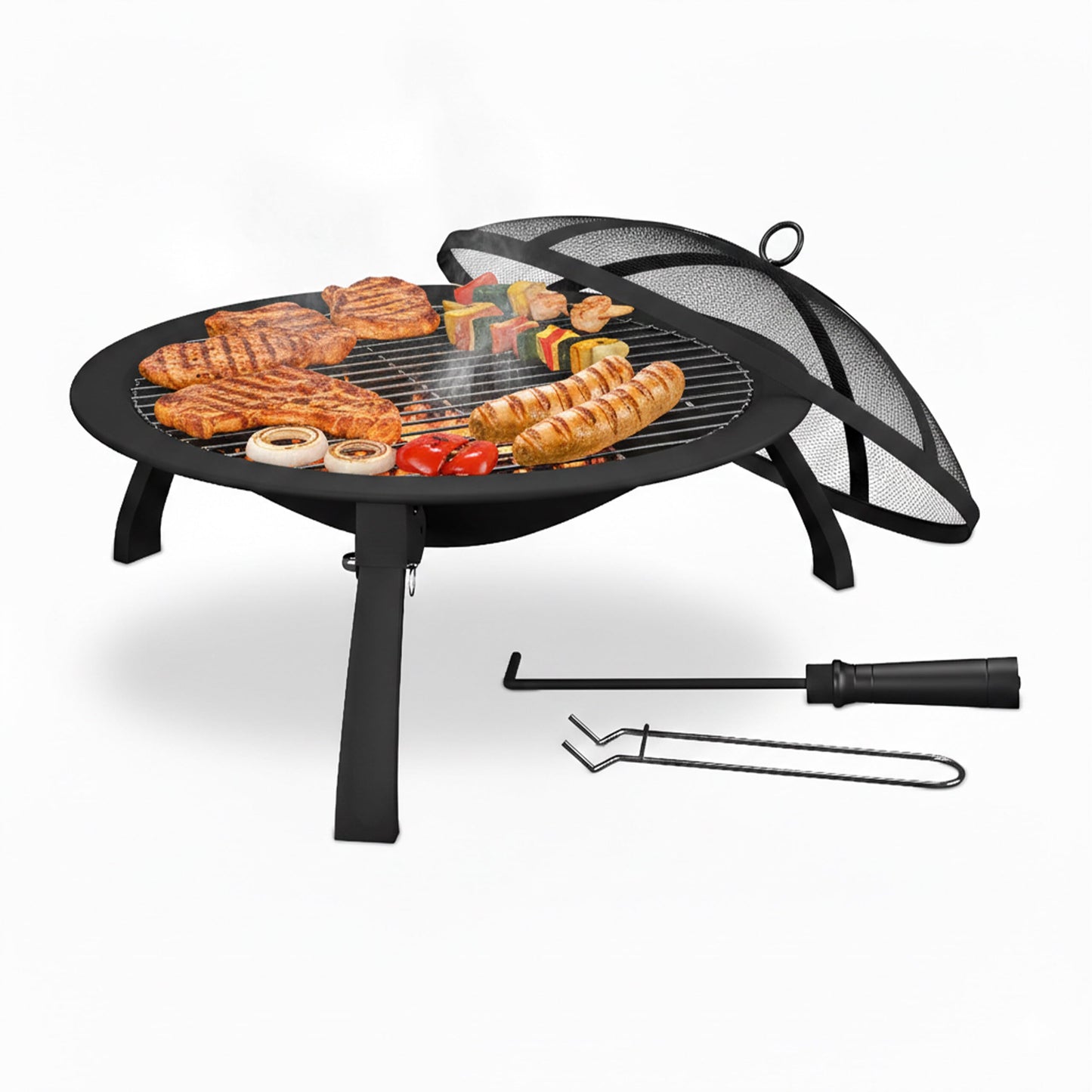 Feuerschale mit Grillrost