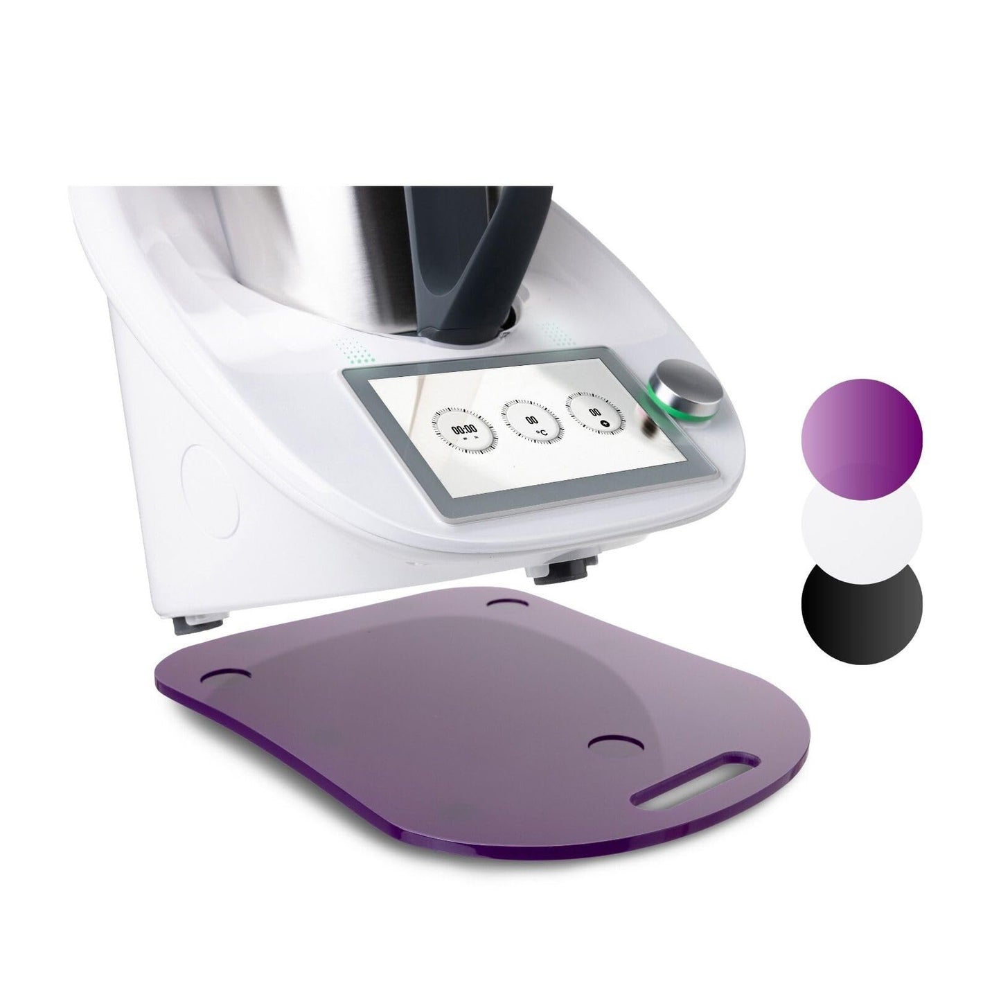 Gleitbrett für Thermomix, Violett Hochglanz