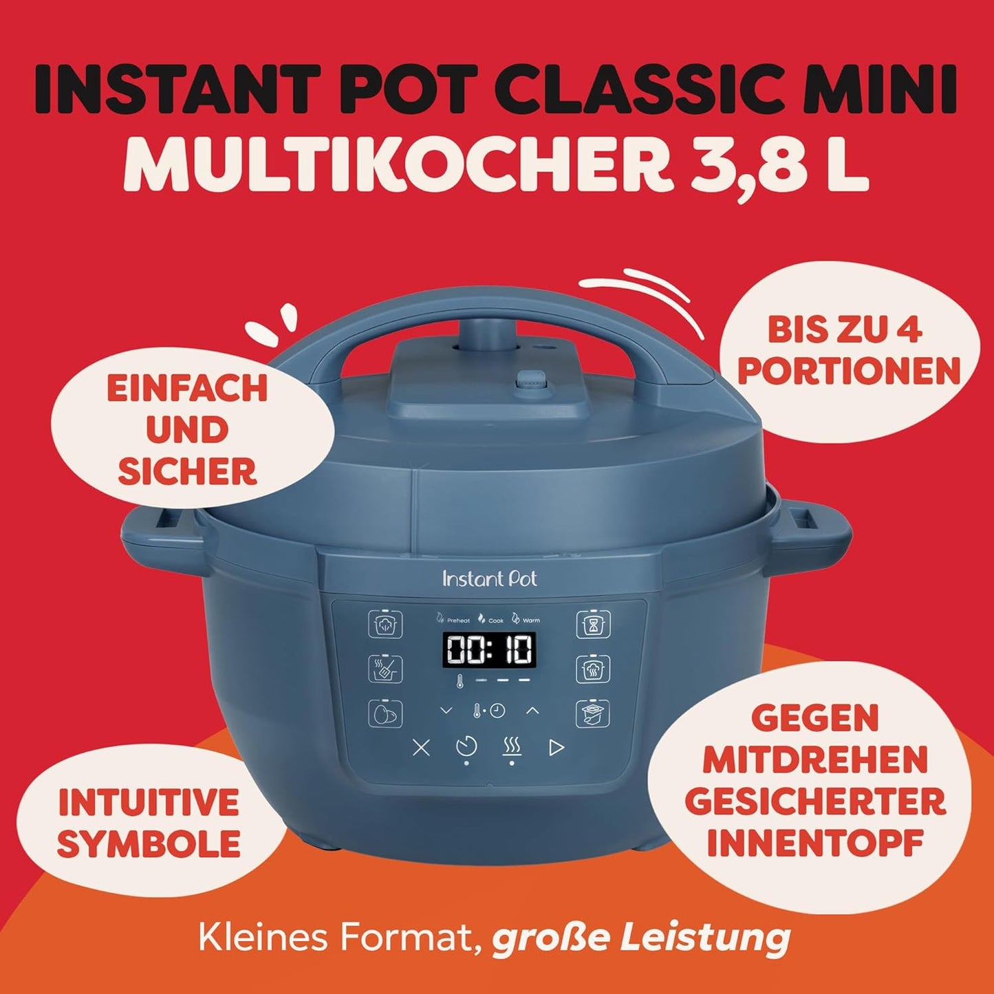 Multikocher, Blau Tagtraum 3.8 Liter Standard