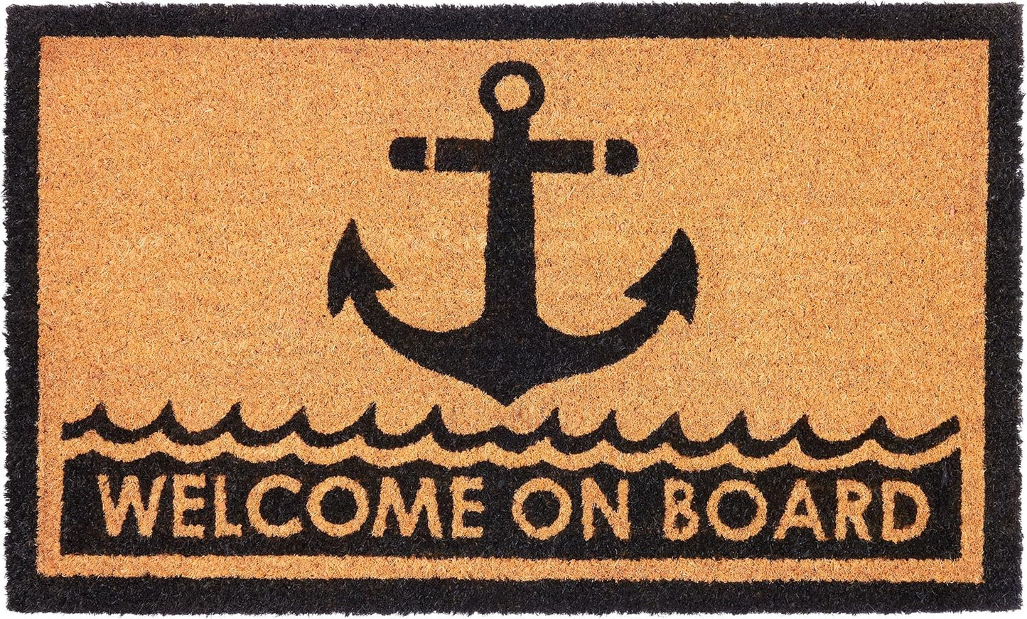 Antirutsch Fussmatte, Welcome On Board - Anker