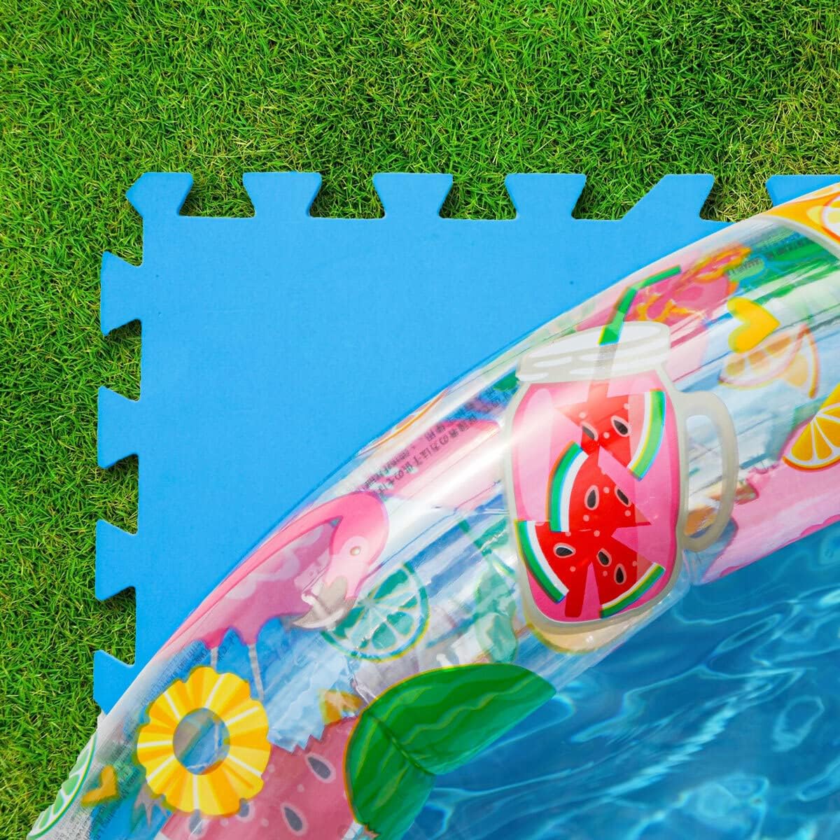 8-teiliges Poolunterlage Set (1,8m²), 98 x 194 cm