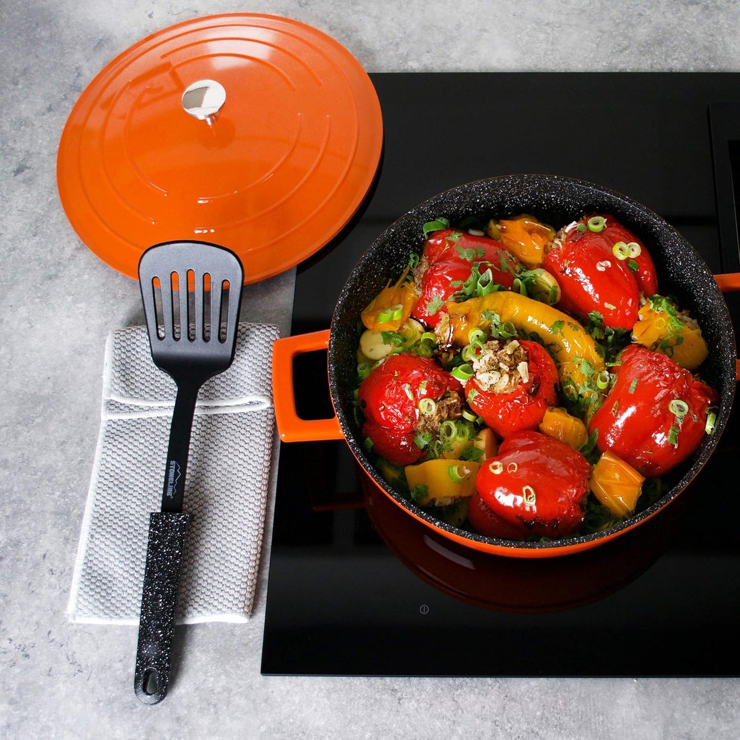 Cocotte Bräter, 28 cm Orange
