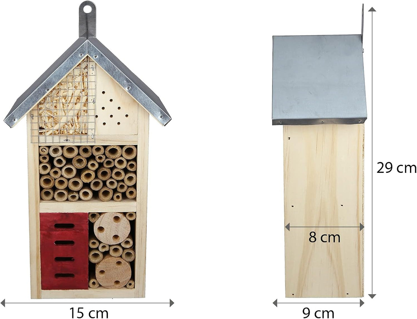 Insektenhotel aus Holz, 02_natur braun