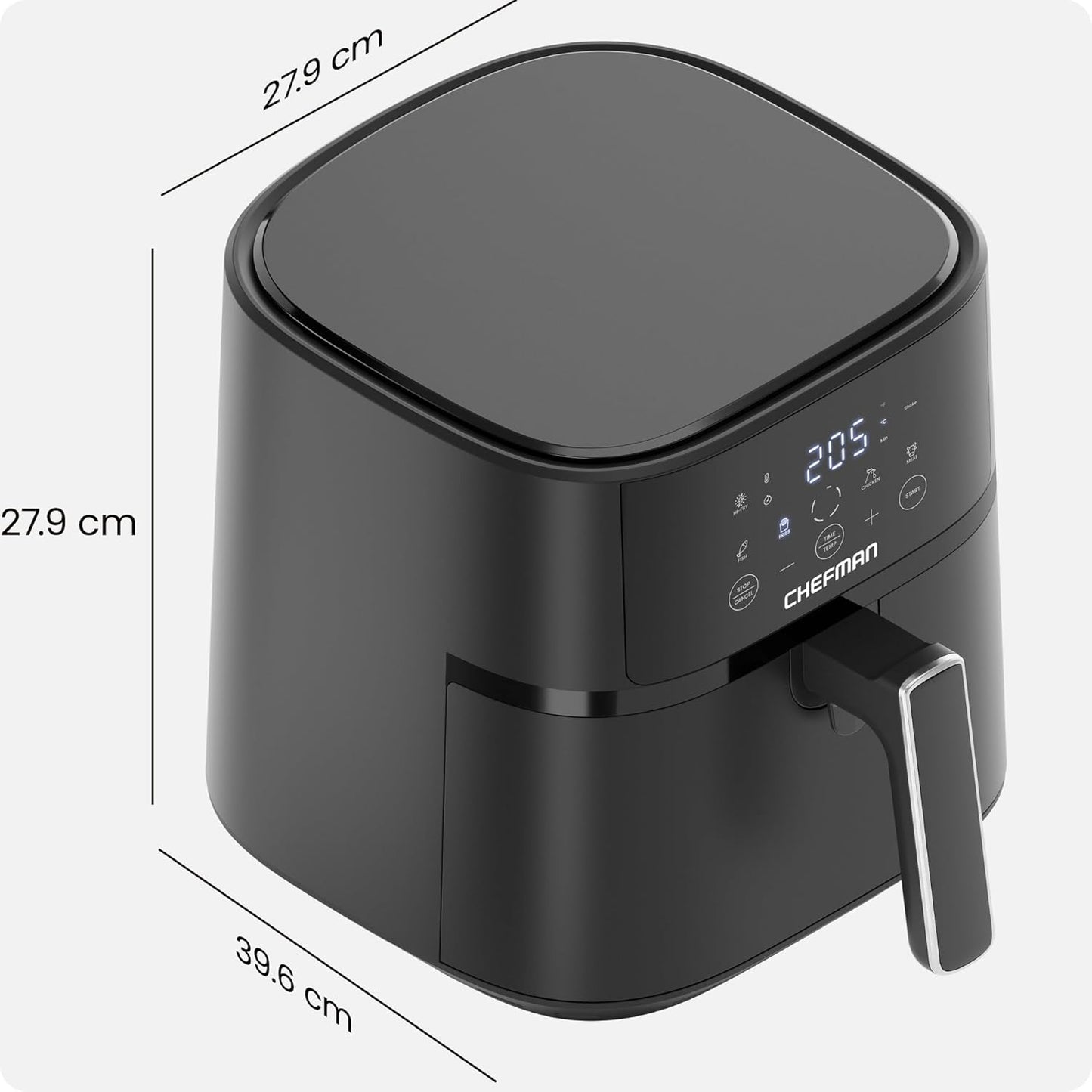 Heissluftfritteuse mit Hi-Fry Technologie, 5,7L