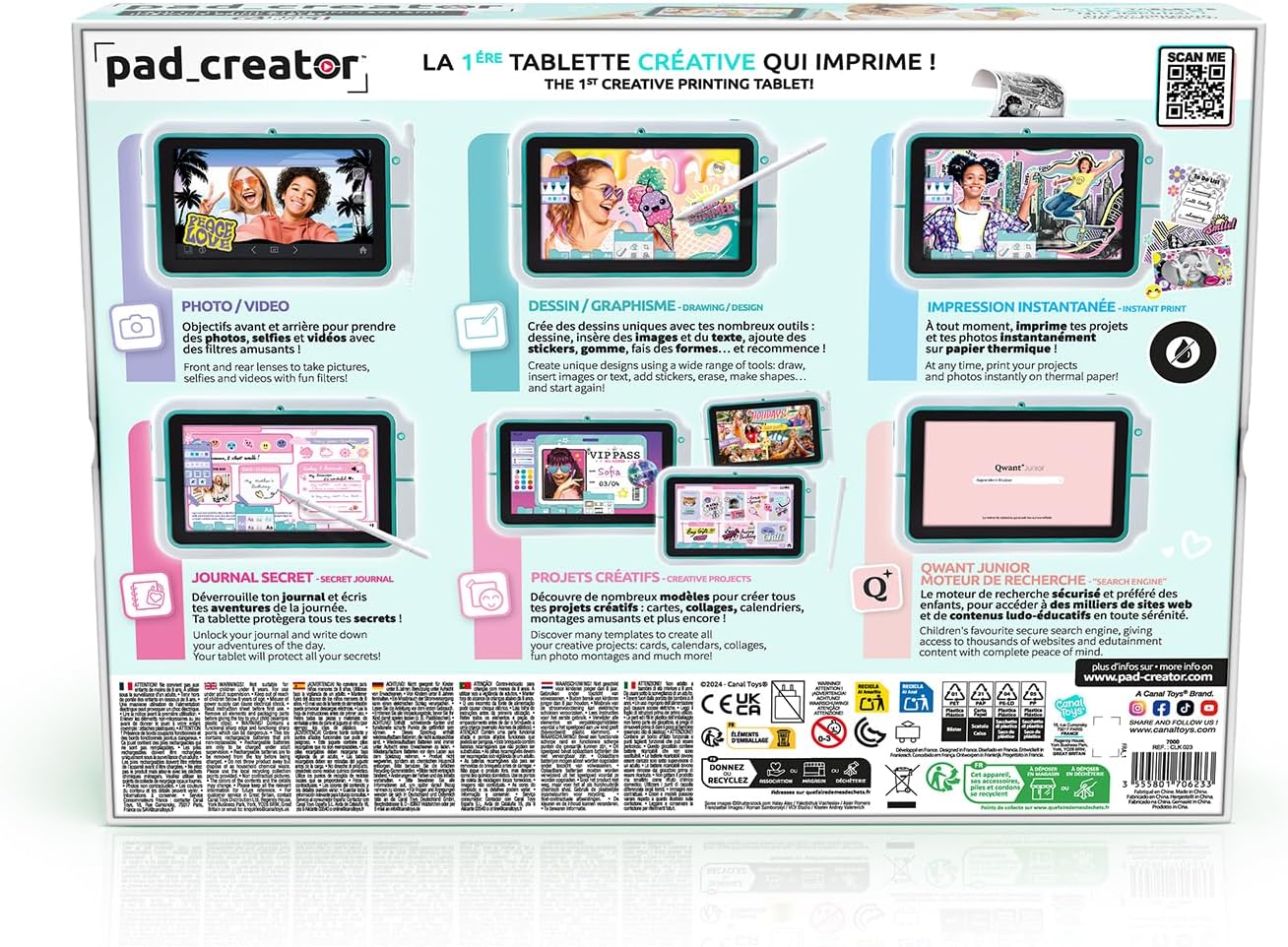 Pad Creator Instant Print Kreativtablet für Kinder