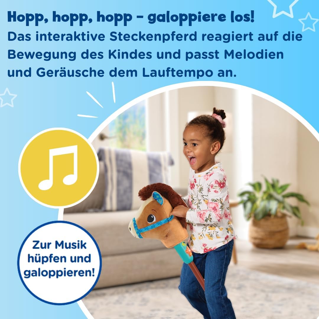 Interaktives Steckenpferd Galoppier-mit-Mir-Pferd