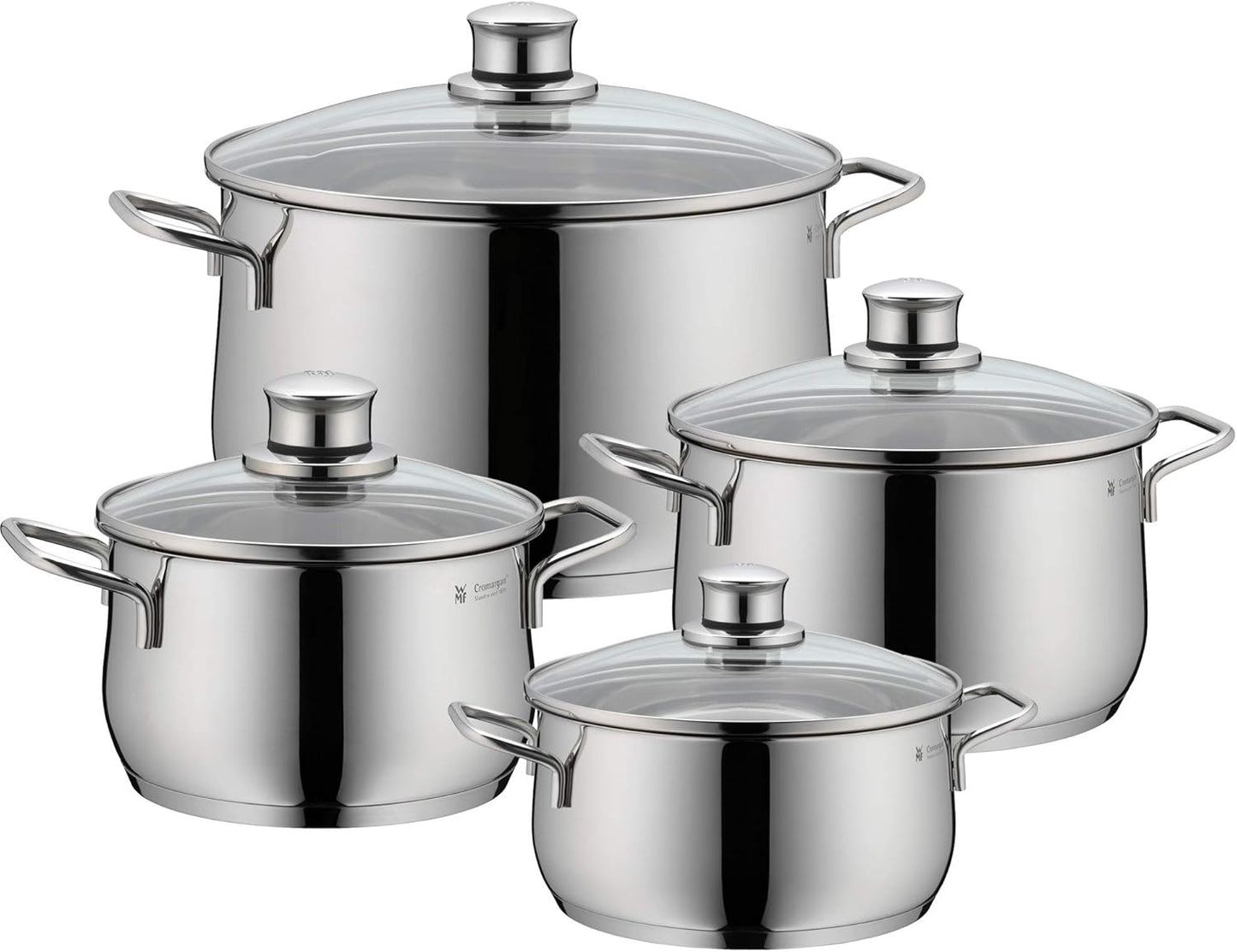 Diadem Plus Induktions-Topfset, 4-teilig Silver