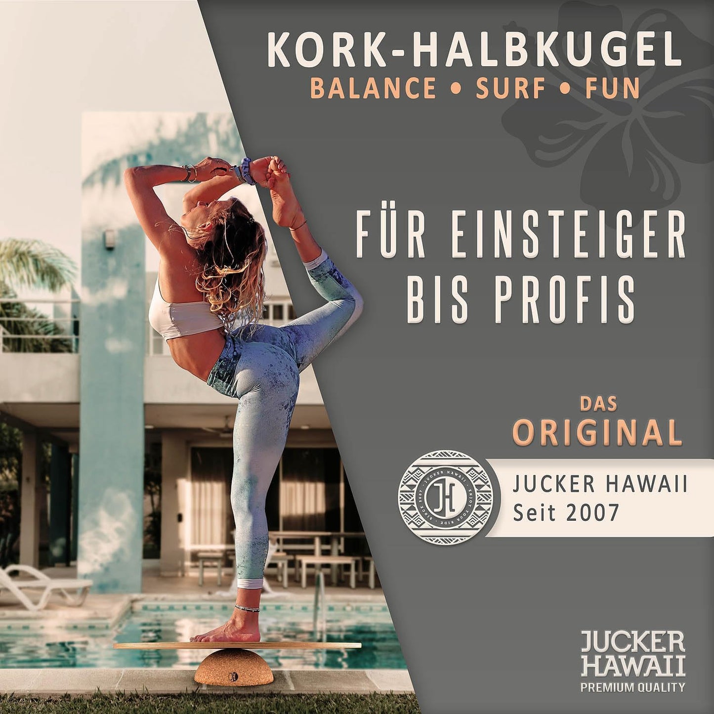 Kork-Halbkugel für Balance Boards