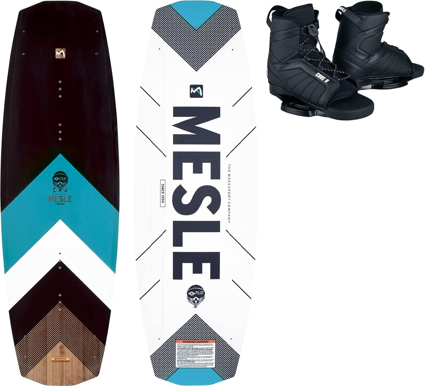 Wakeboard-Set Pilot, 142.0 Zentimeter L-XL